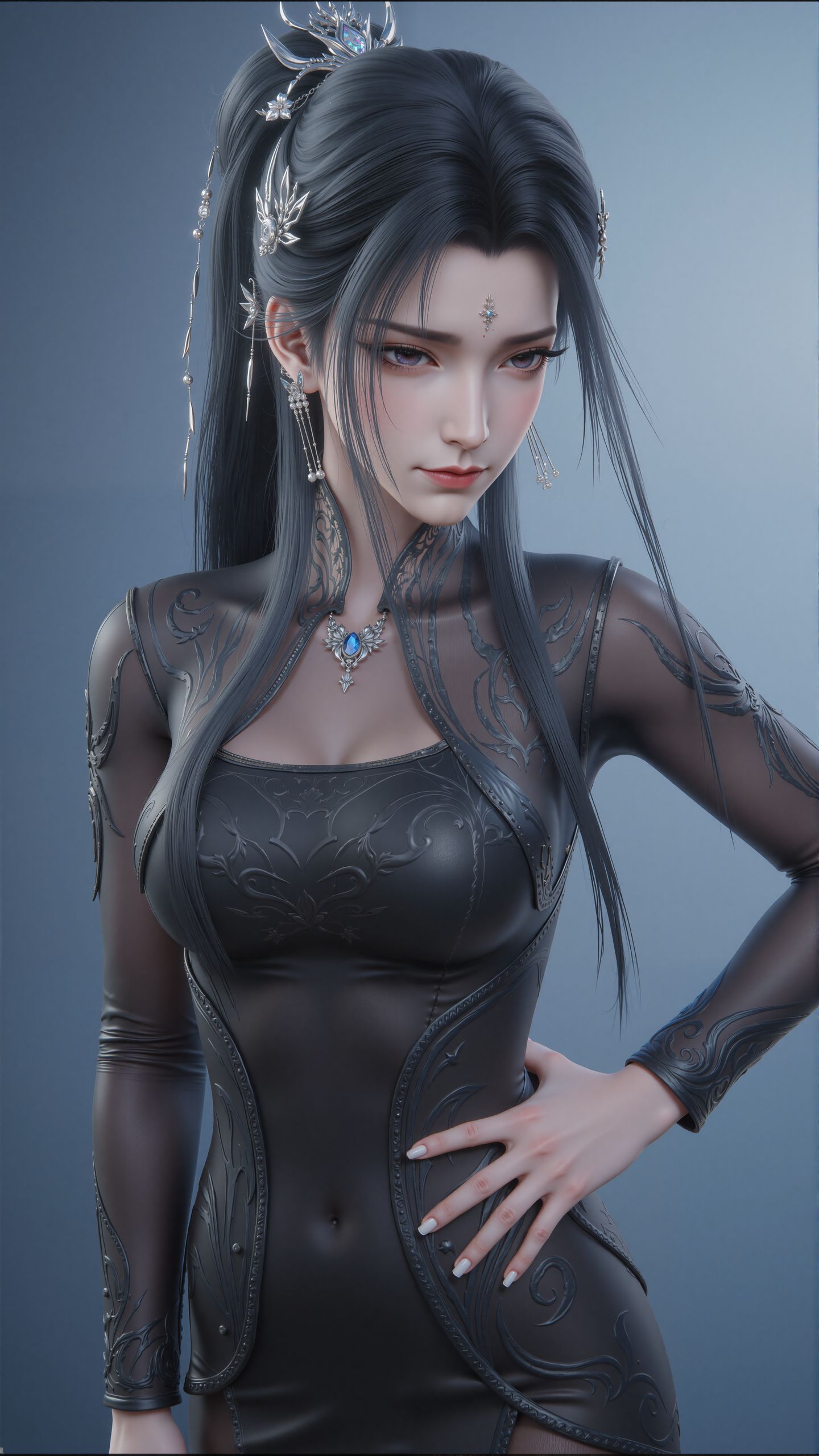 陆雪琪 暗黑系壁纸 动漫国漫 诛仙动画 超高清美图壁纸,第3张
