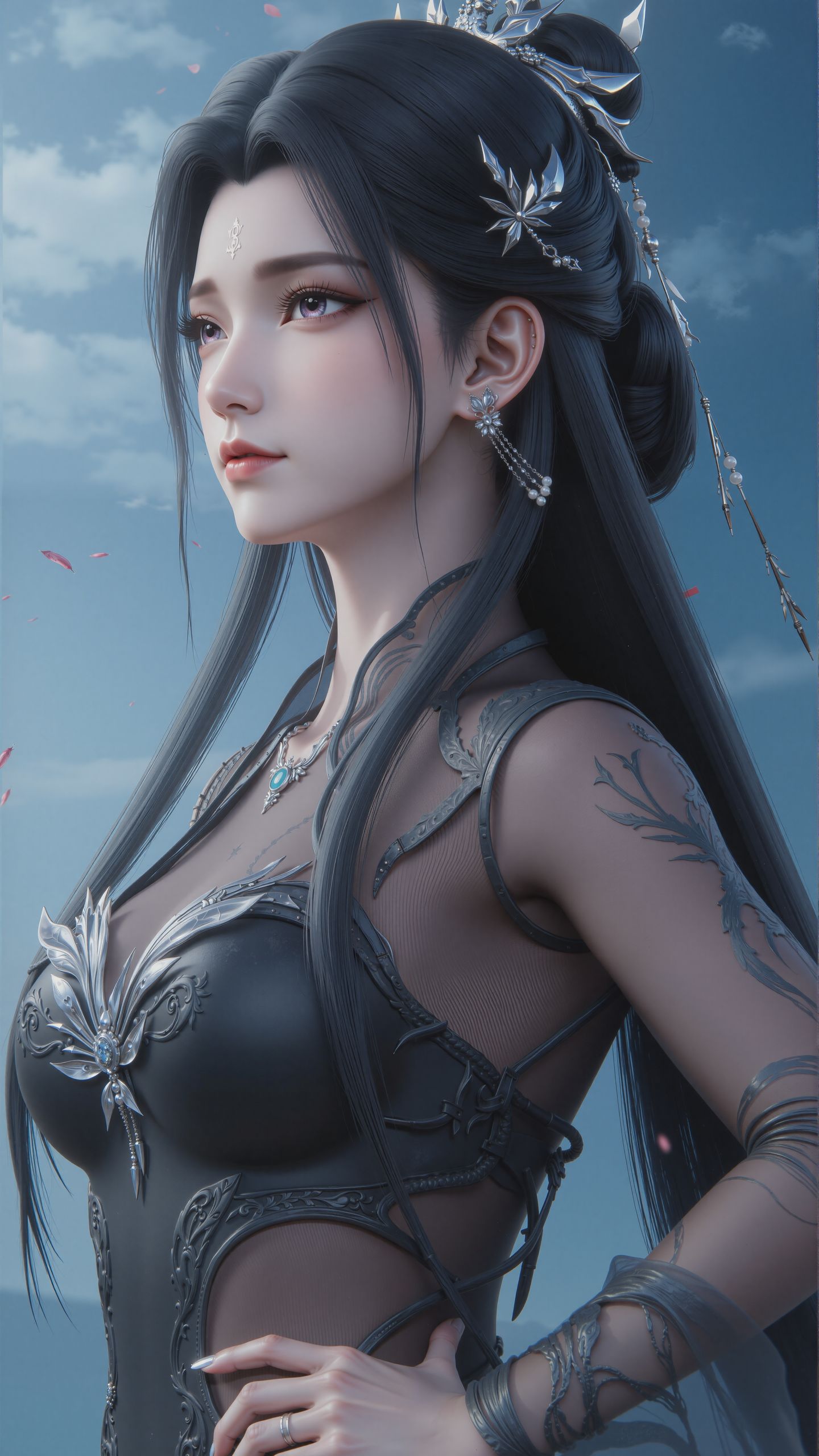 陆雪琪 暗黑系壁纸 动漫国漫 诛仙动画 超高清美图壁纸,第4张