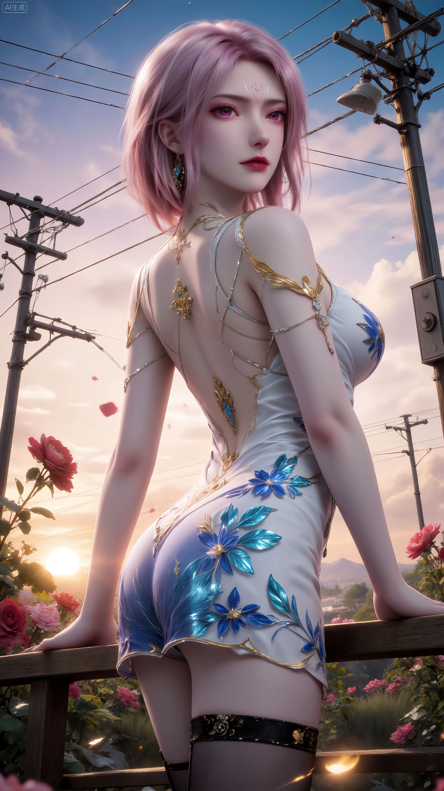 红蝶 仙逆 动画动漫壁纸 好看美女图片 手机锁屏背景,第3张