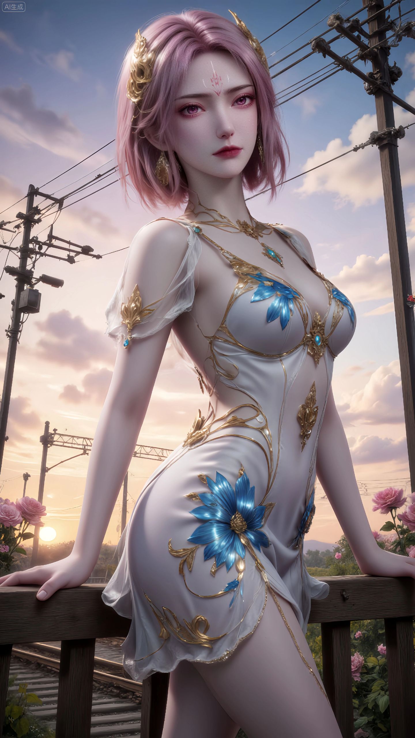 红蝶 仙逆 动画动漫壁纸 好看美女图片 手机锁屏背景,第4张