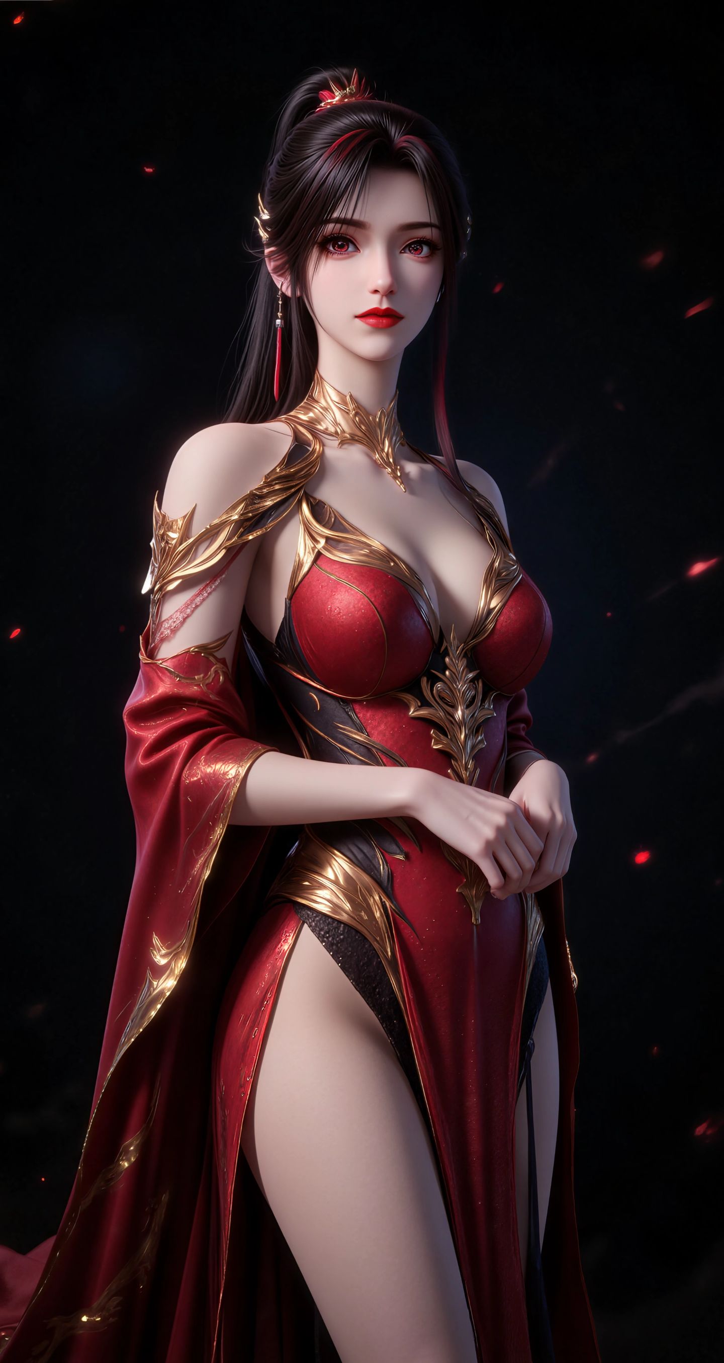 赵襄儿 神国之上 御姐 动漫美女壁纸图片,第5张