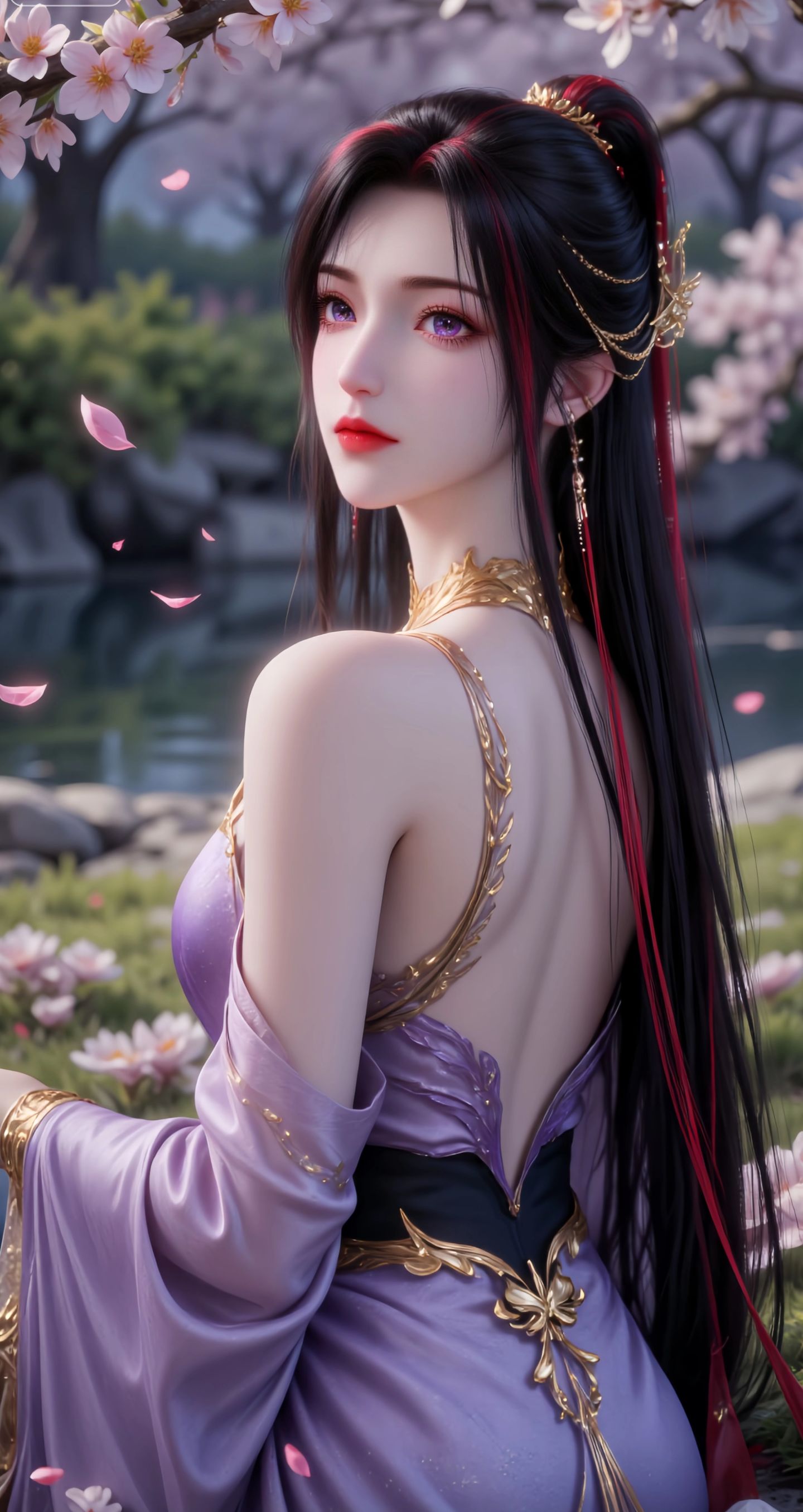 赵襄儿 神国之上 御姐 动漫美女壁纸图片,第4张