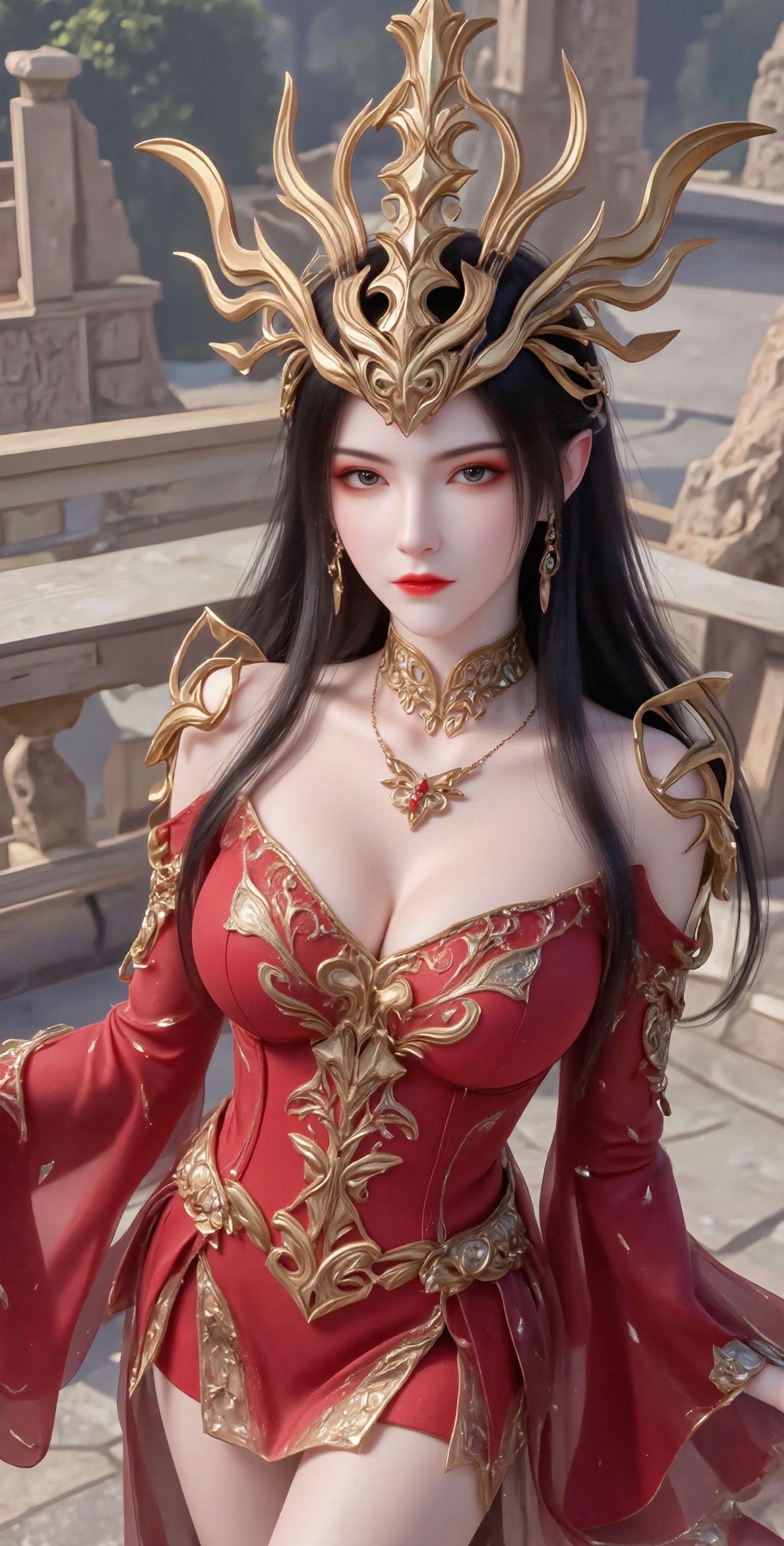 斗破苍穹 美杜莎 动画动漫国漫女神壁纸 御姐美女,第2张