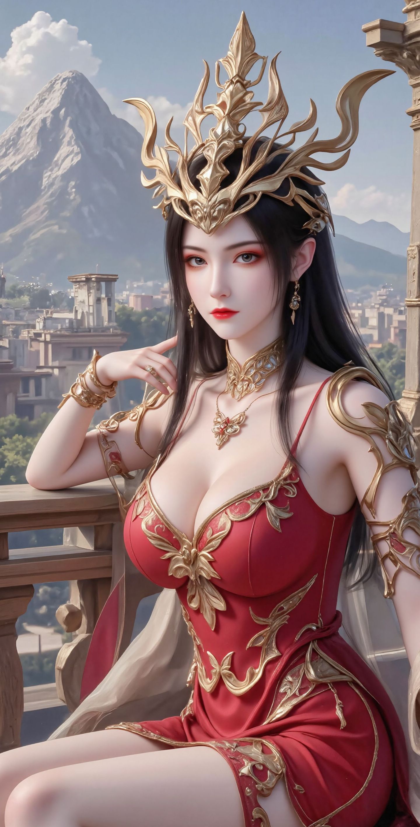 斗破苍穹 美杜莎 动画动漫国漫女神壁纸 御姐美女,第4张