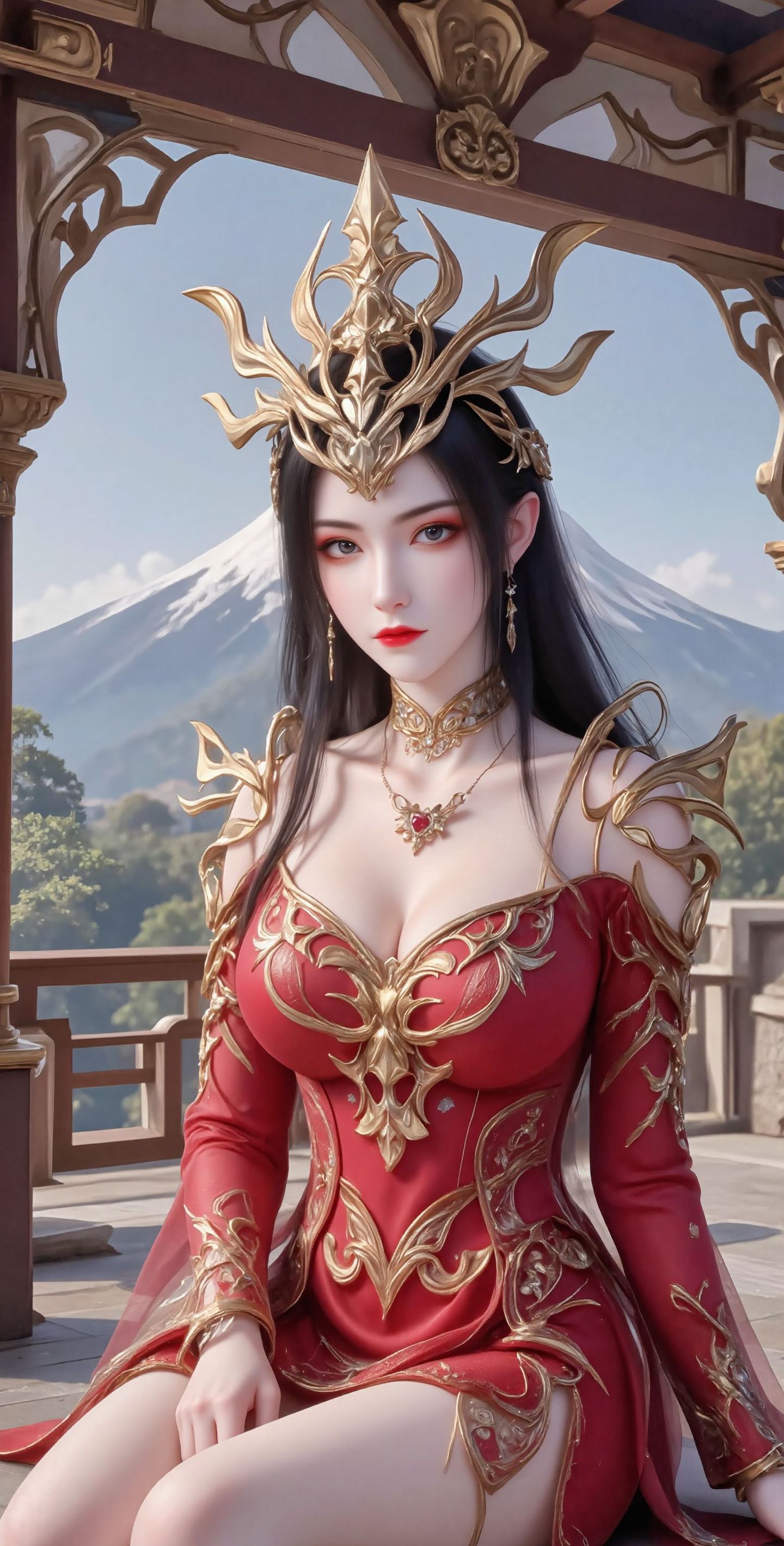 斗破苍穹 美杜莎 动画动漫国漫女神壁纸 御姐美女,第3张