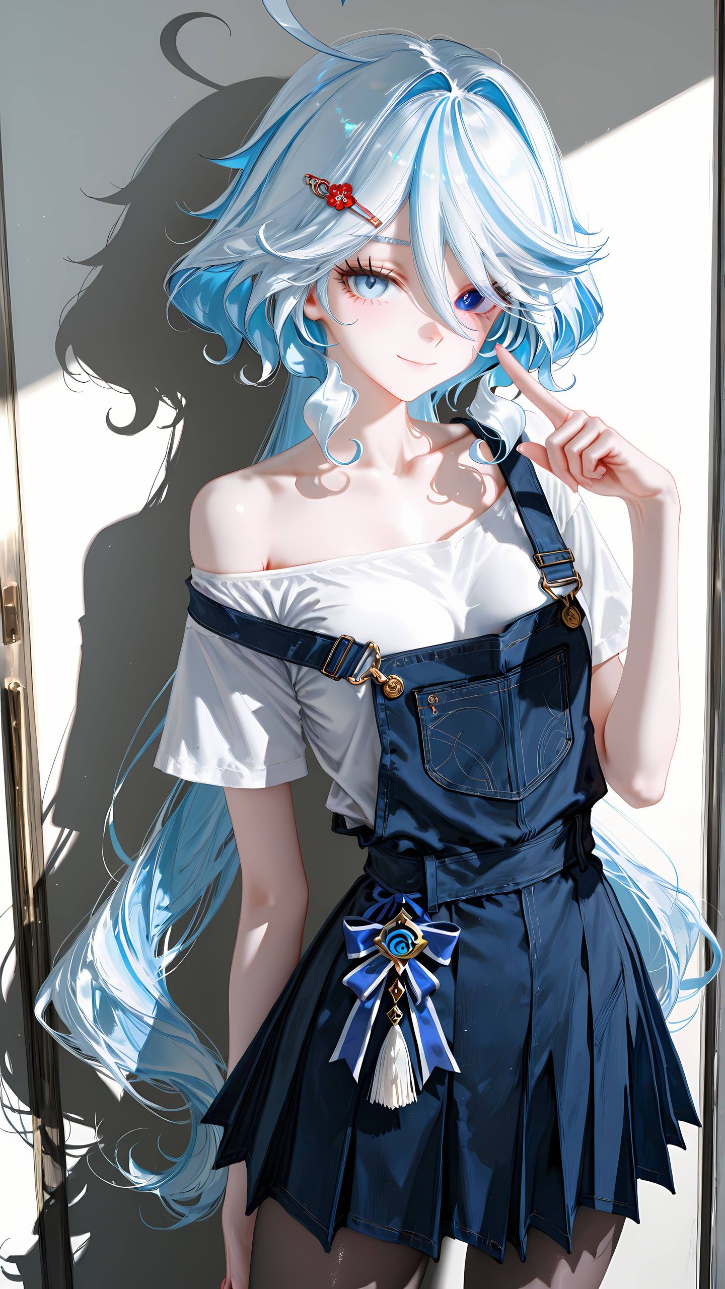 原神游戏角色壁纸 手机高清壁纸 丝袜白丝 大长腿美女,第4张