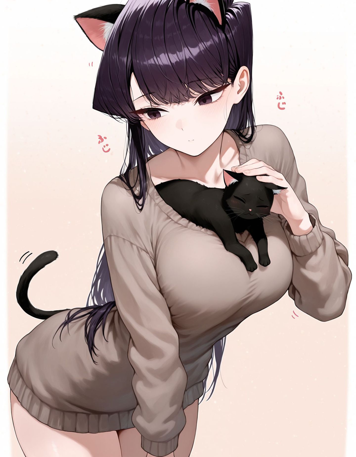 古见硝子同学 日漫二次元 动画少女壁纸美图,第1张