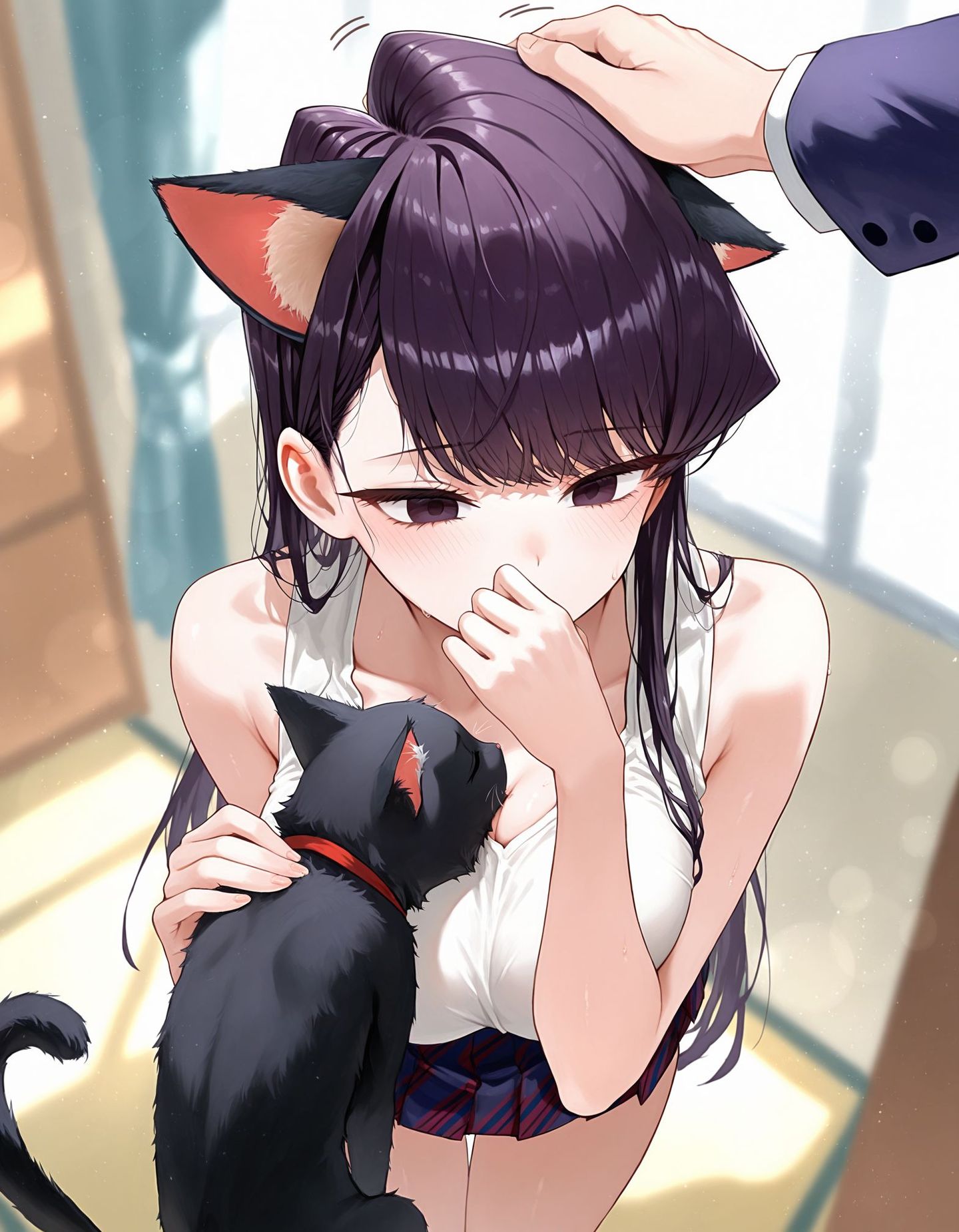 古见硝子同学 日漫二次元 动画少女壁纸美图,第3张