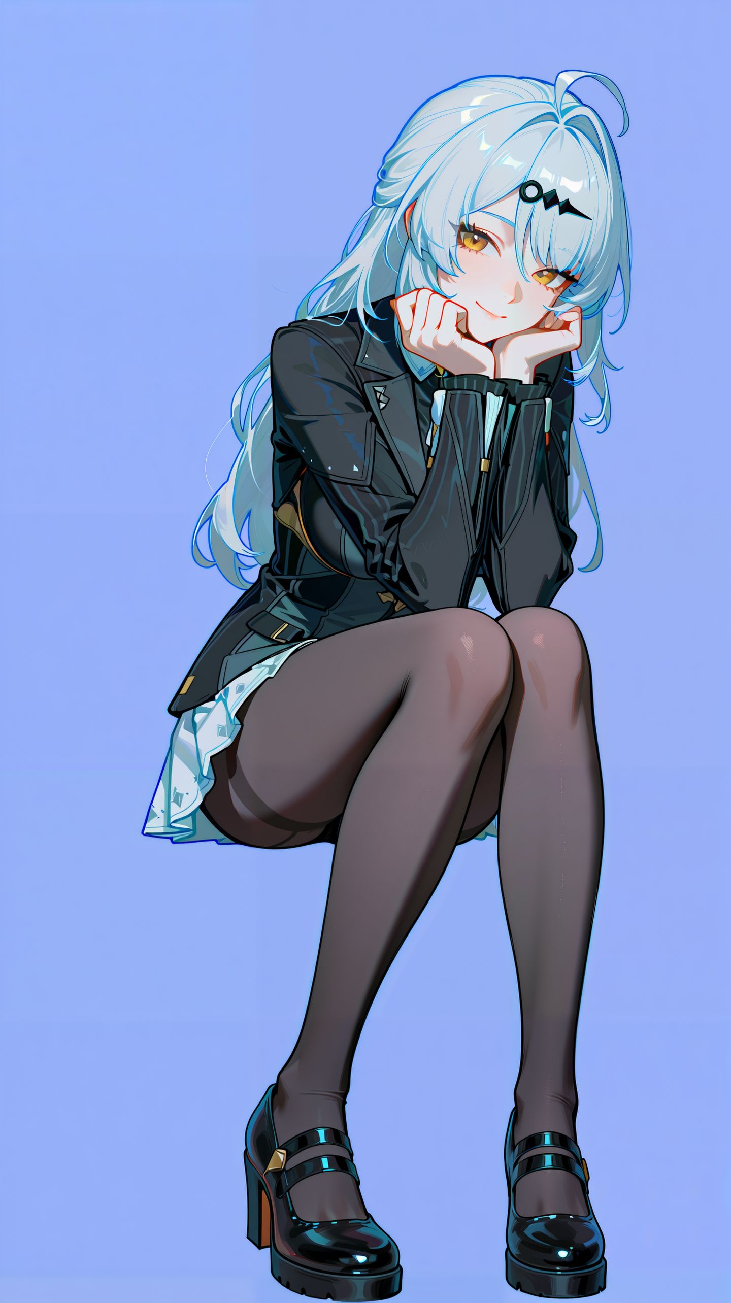 二次元手游绝区零 仪玄 高清壁纸美图 御姐 大长腿 黑丝 丝袜,第4张