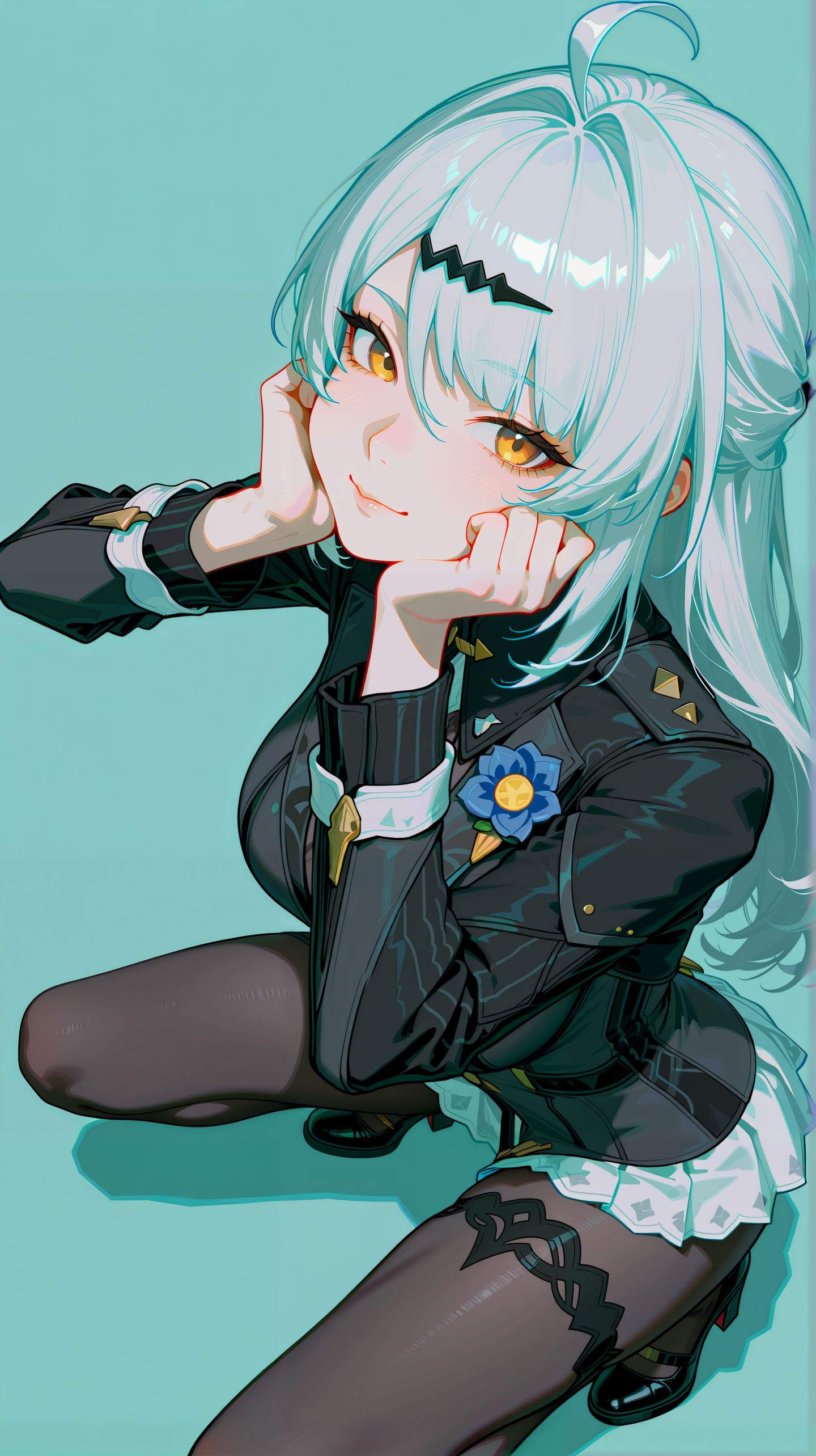 二次元手游绝区零 仪玄 高清壁纸美图 御姐 大长腿 黑丝 丝袜,第3张