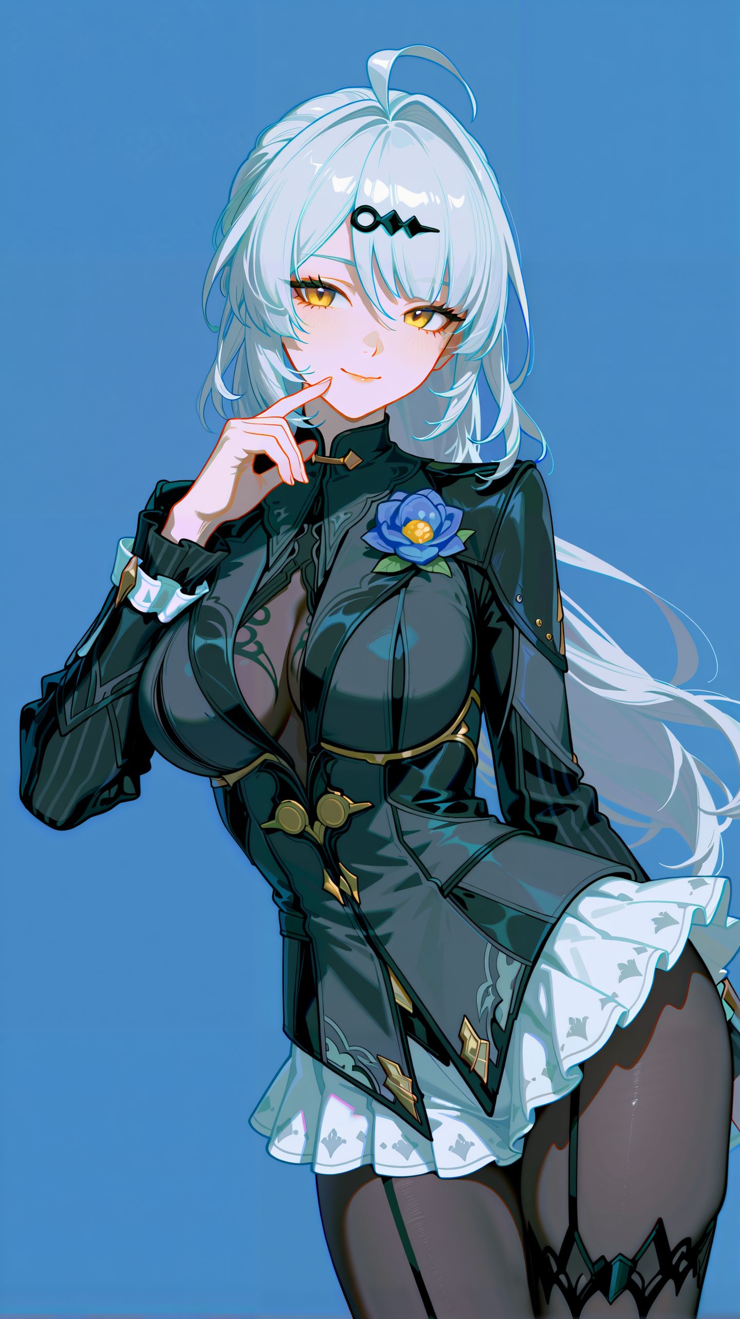 二次元手游绝区零 仪玄 高清壁纸美图 御姐 大长腿 黑丝 丝袜,第6张