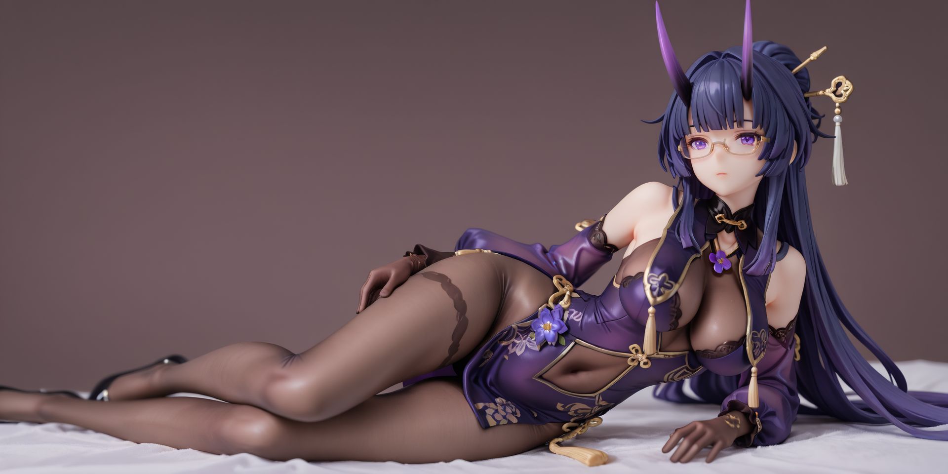 芽衣 夜雨春澜 AI绘画手办高清壁纸图片 电脑桌面背景,第1张