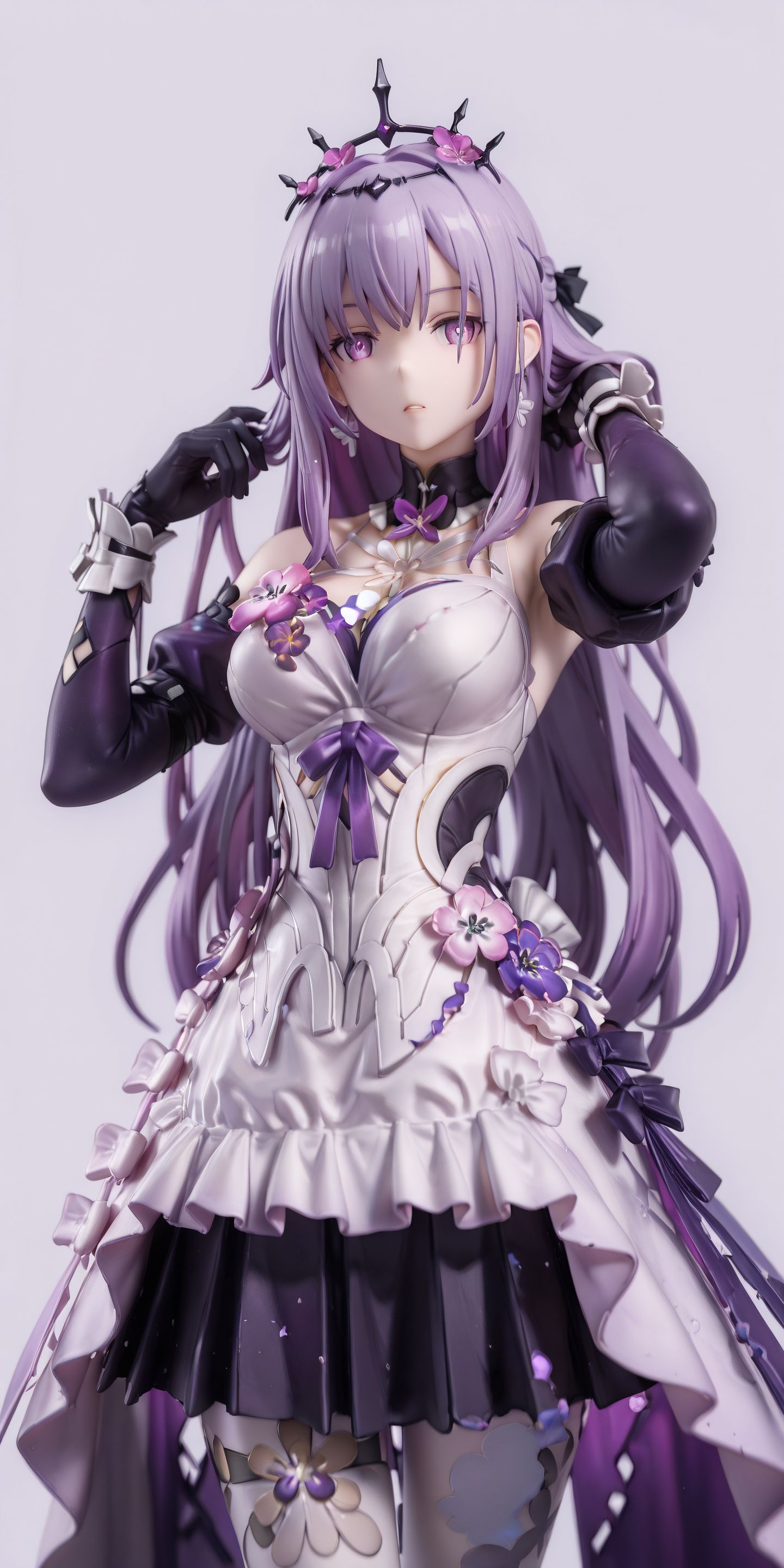 遐蝶 芽衣夜雨春澜 仪玄 崩坏星穹铁道 AI绘画手办高清壁纸图片,第4张