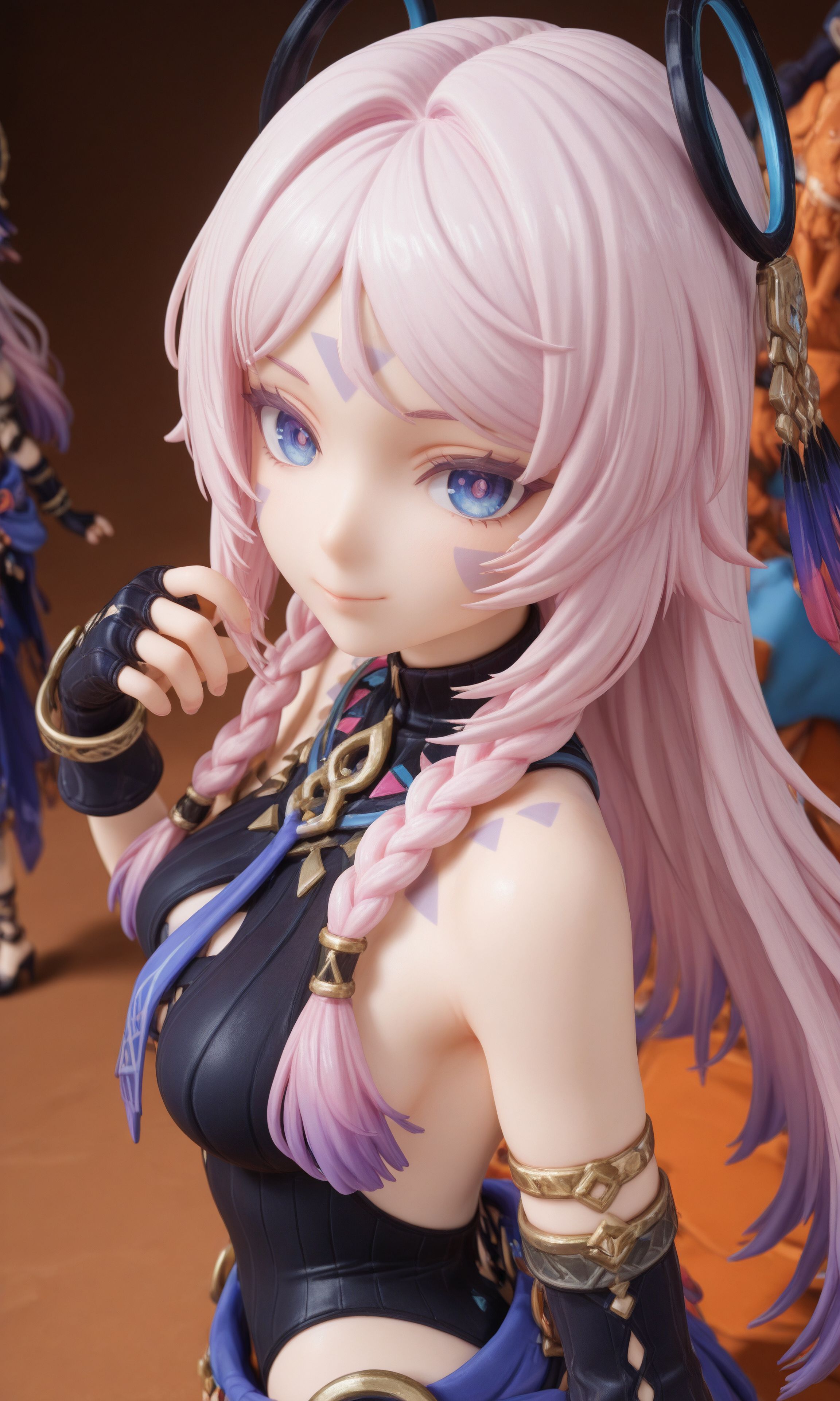 AI游戏角色手办 茜特菈莉 原神 长离 鸣潮 高清壁纸图片,第4张