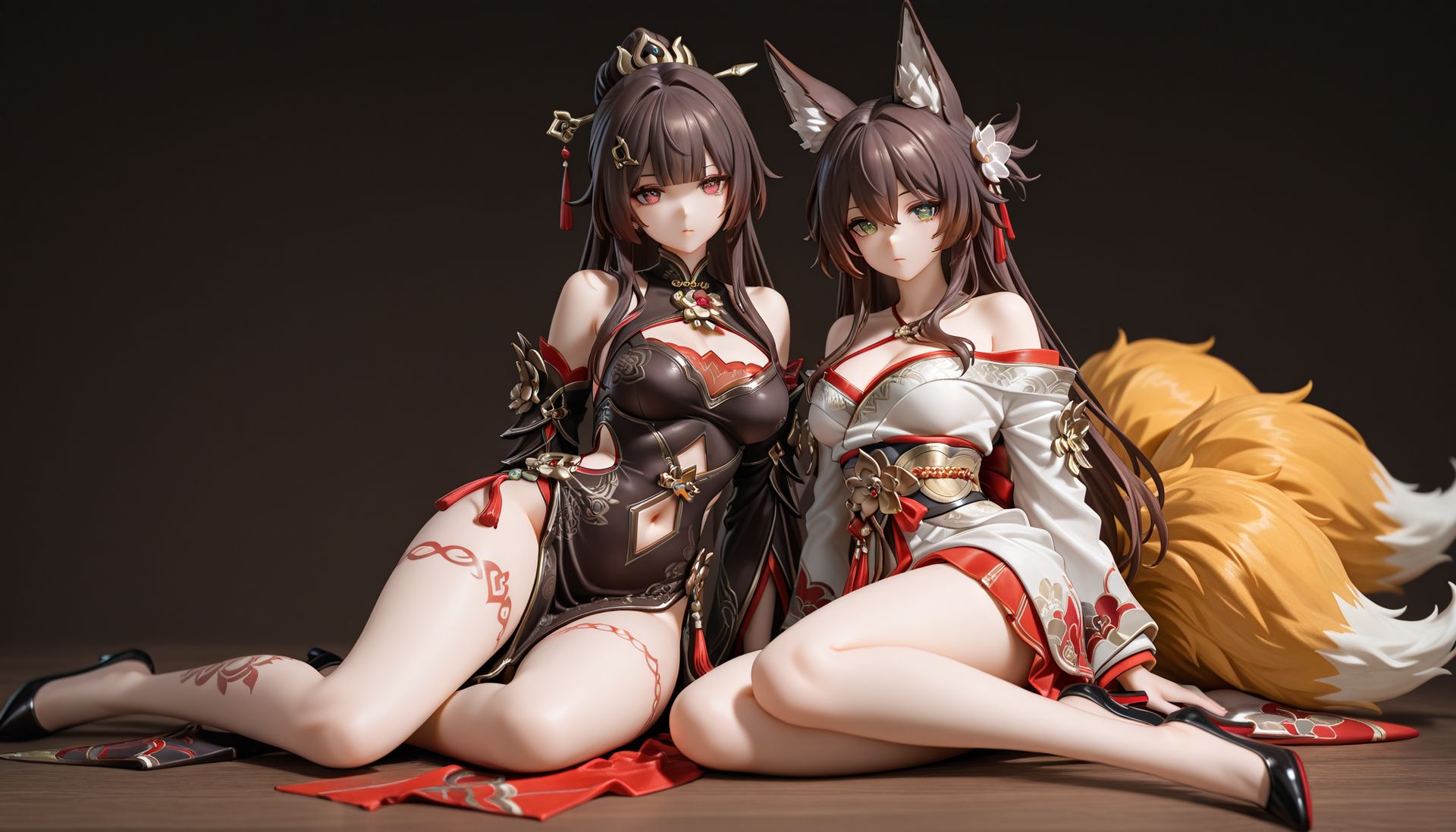 二次元游戏AI手办 原神 崩坏星穹铁道 电脑壁纸 高清壁纸,第3张