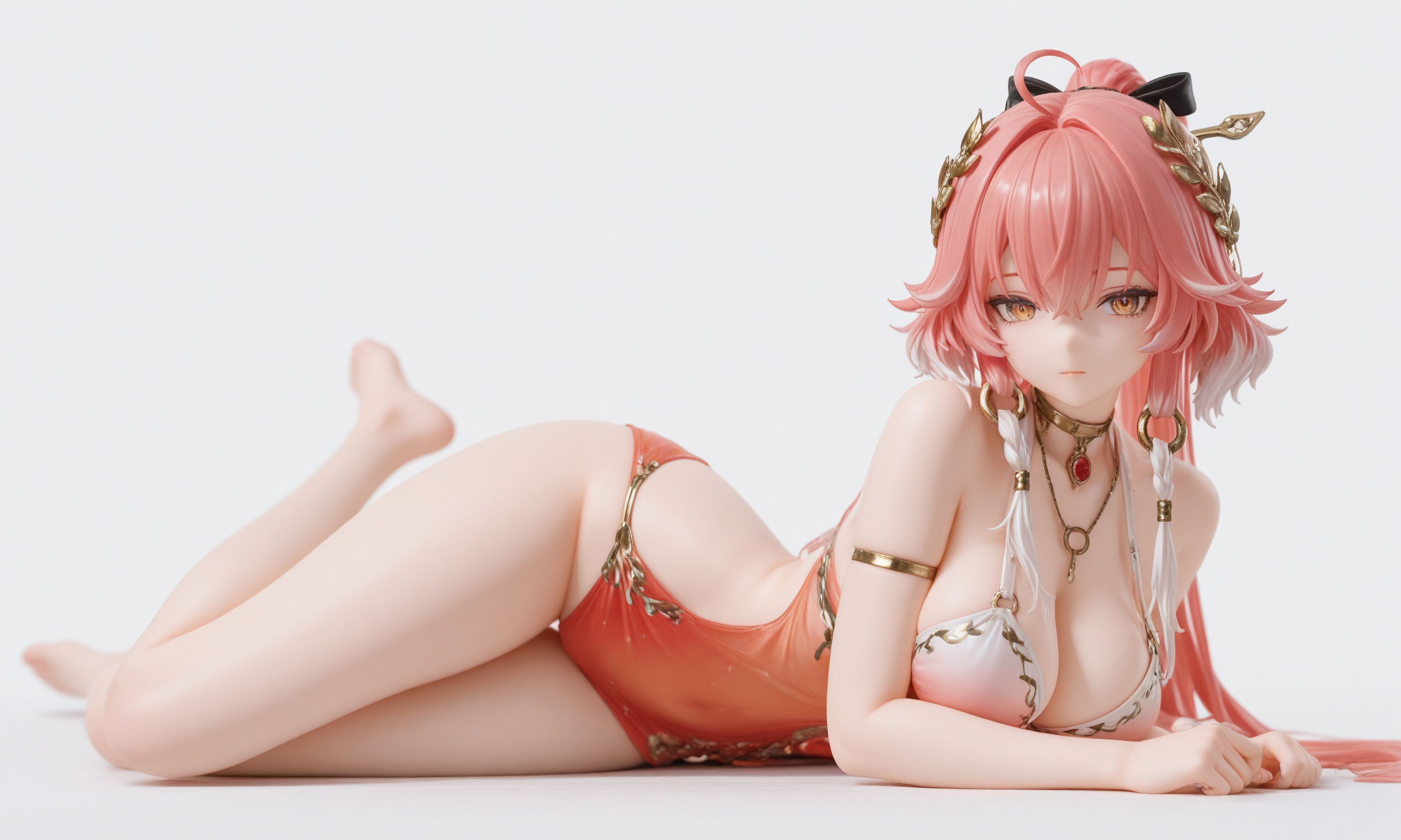 长离 二次元游戏角色AI手办 鸣潮壁纸 高清电脑桌面 泳装比基尼,第1张