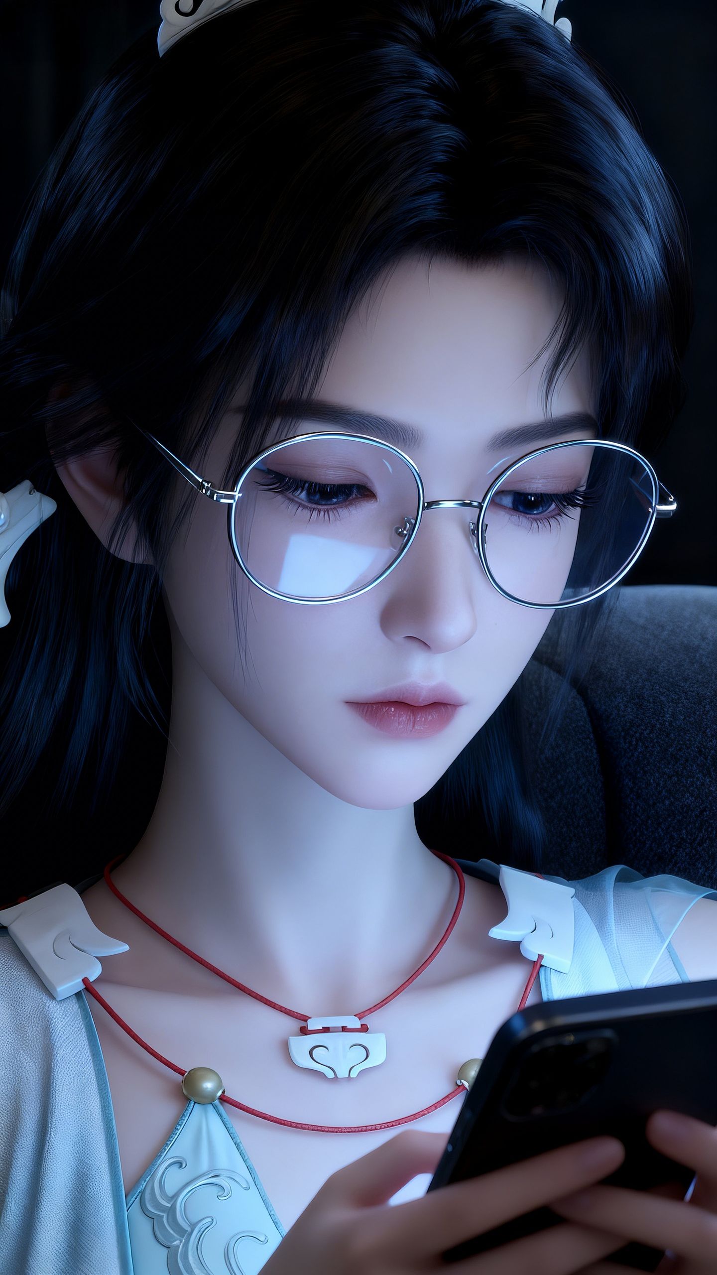 宋玉 凡人修仙传动画 锦娘 慕沛灵 国漫美女壁纸图片,第2张