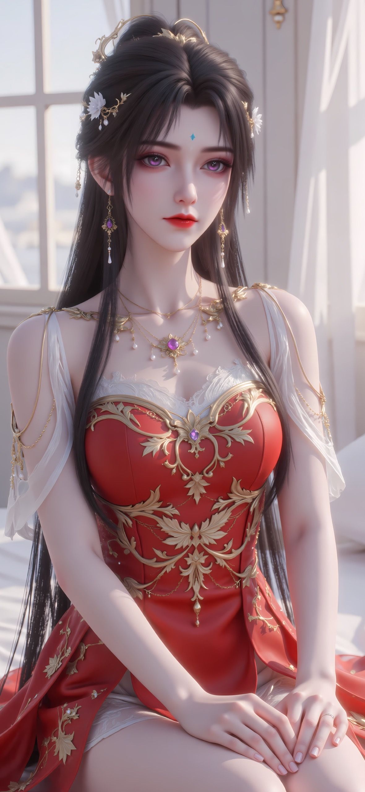 国漫女神 清漪 动漫美女壁纸 完美世界动画,第2张