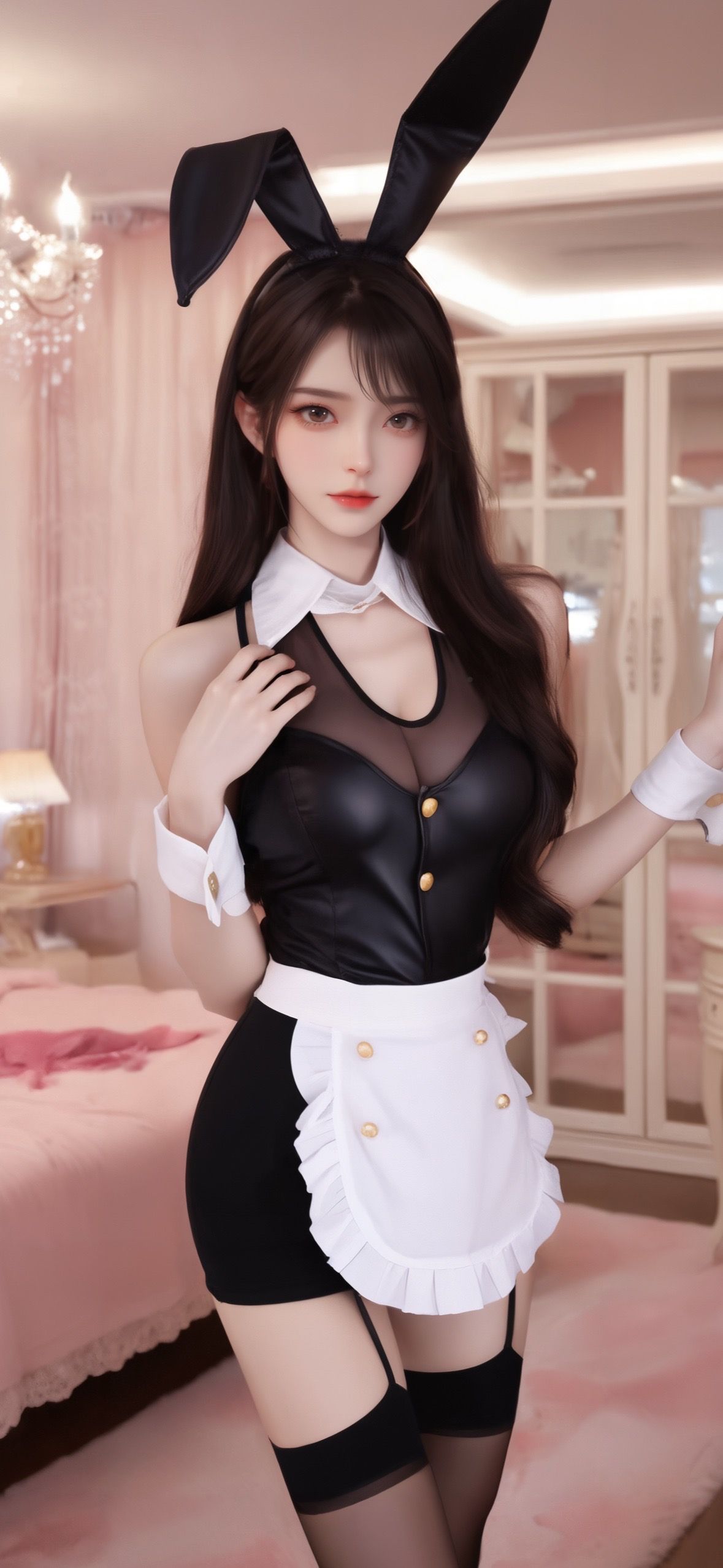 动漫国漫美女 火灵儿 完美世界 丝袜黑丝吊带,第1张