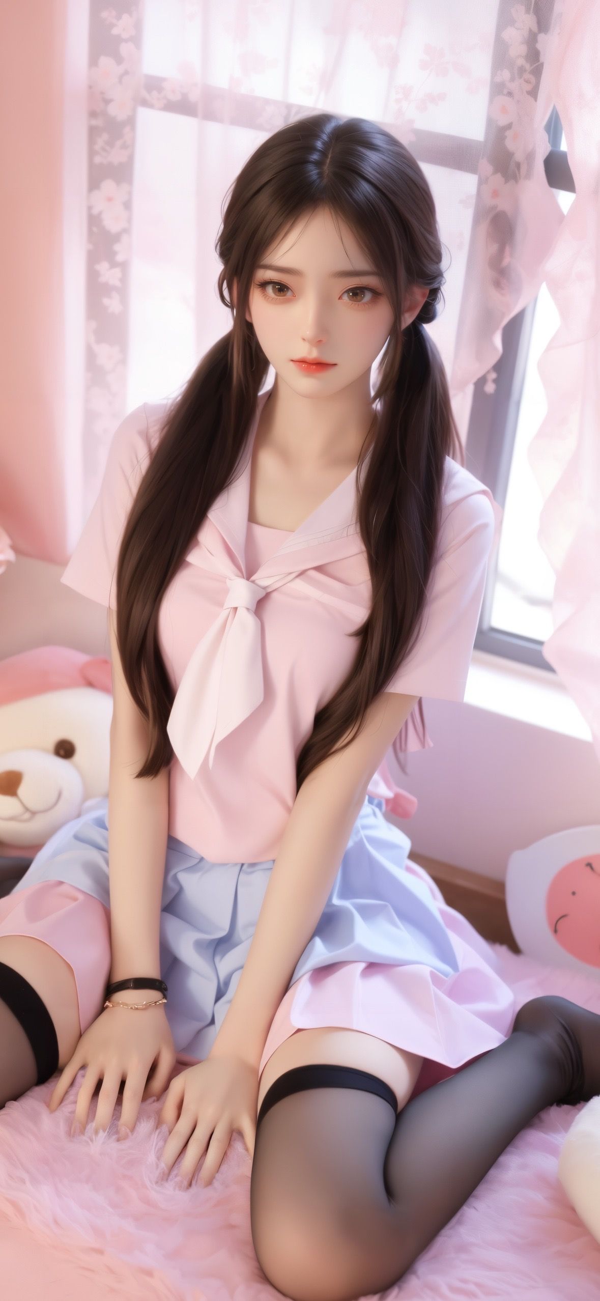 动漫国漫美女 火灵儿 完美世界 丝袜黑丝吊带,第2张