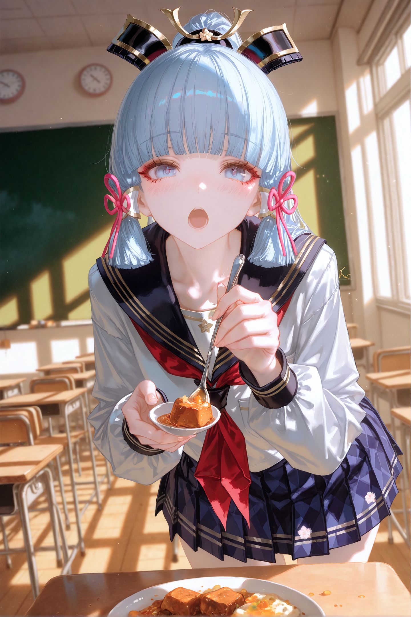 来，张嘴 原神 派蒙 纳西妲 凌华 心海,第2张