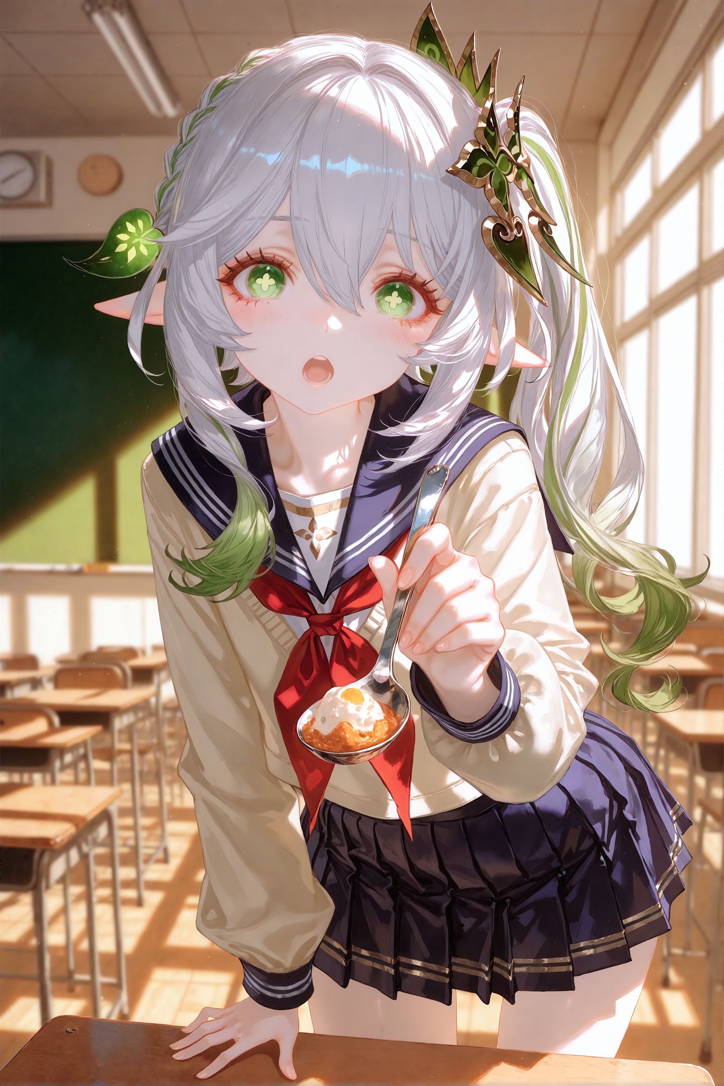 来，张嘴 原神 派蒙 纳西妲 凌华 心海,第4张