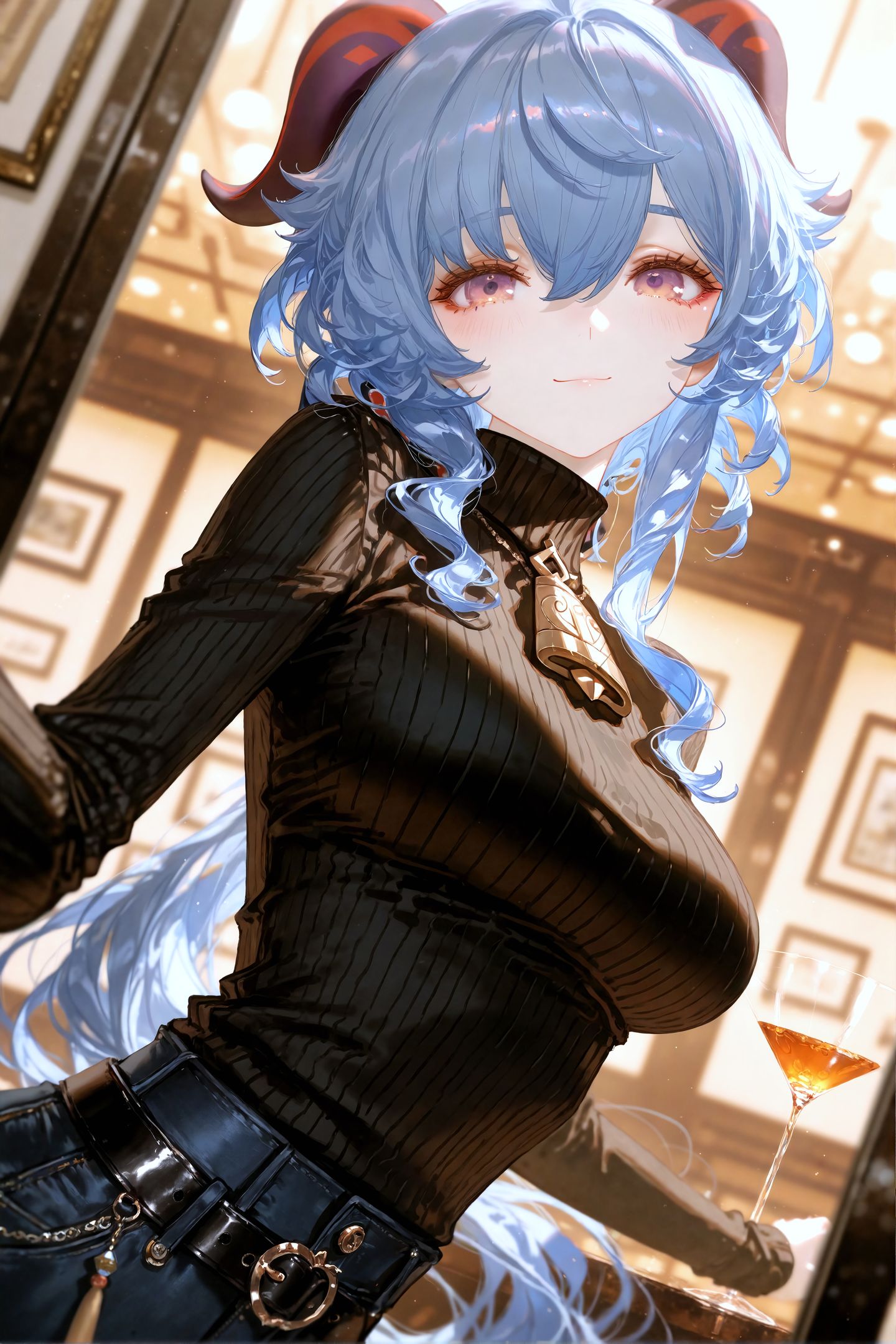 原神 甘雨 申鹤 雷神 凌华 游戏壁纸,第1张