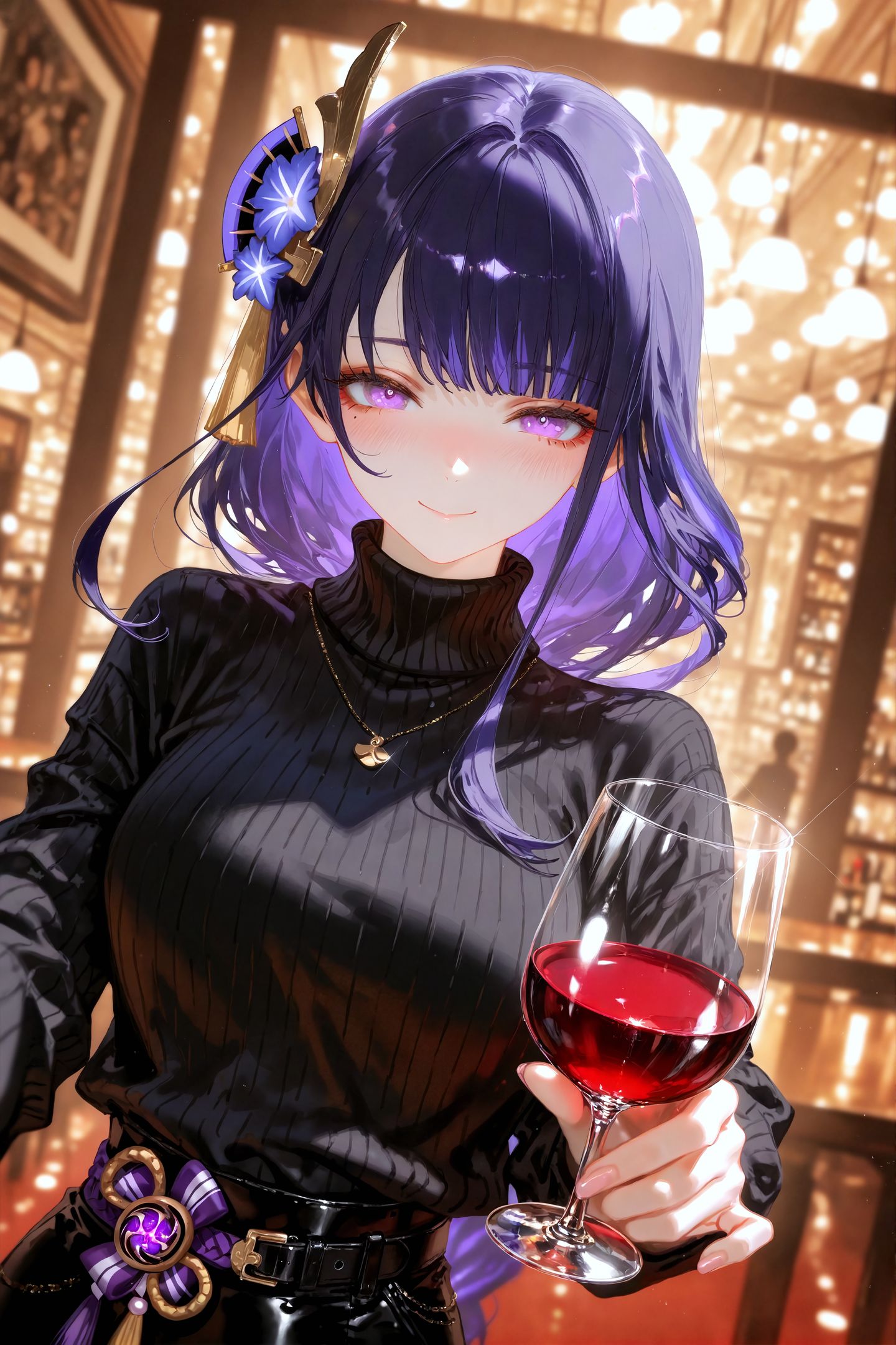 原神 甘雨 申鹤 雷神 凌华 游戏壁纸,第2张