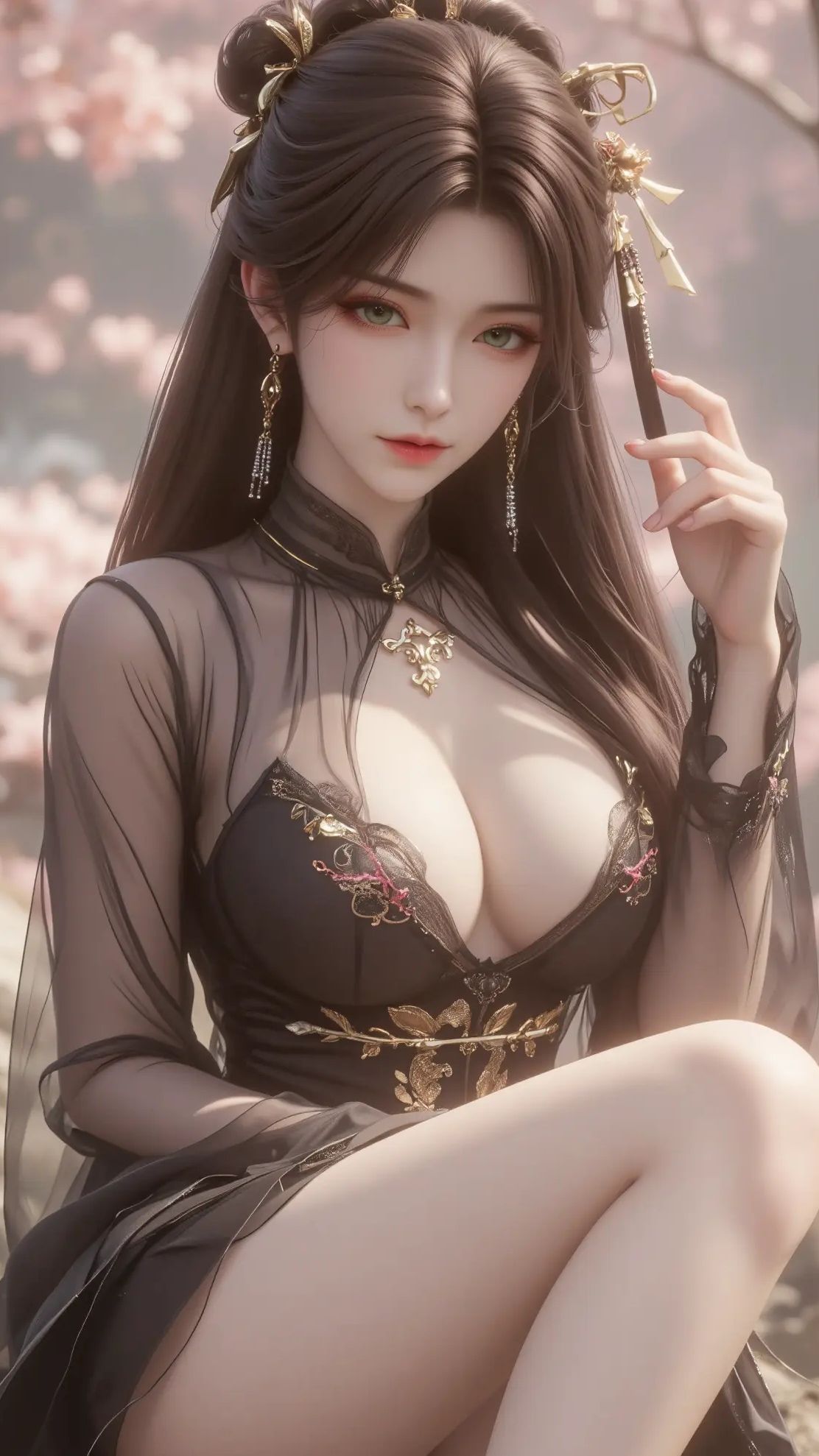 诛仙动画 金瓶儿 国漫女神 动漫美女壁纸,第5张