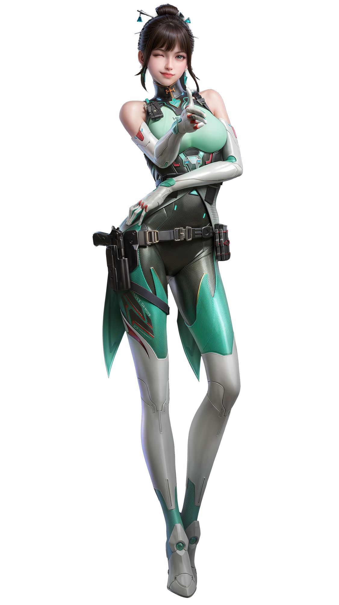 游戏cf 穿越火线手游 极品身材 美女角色壁纸,第6张