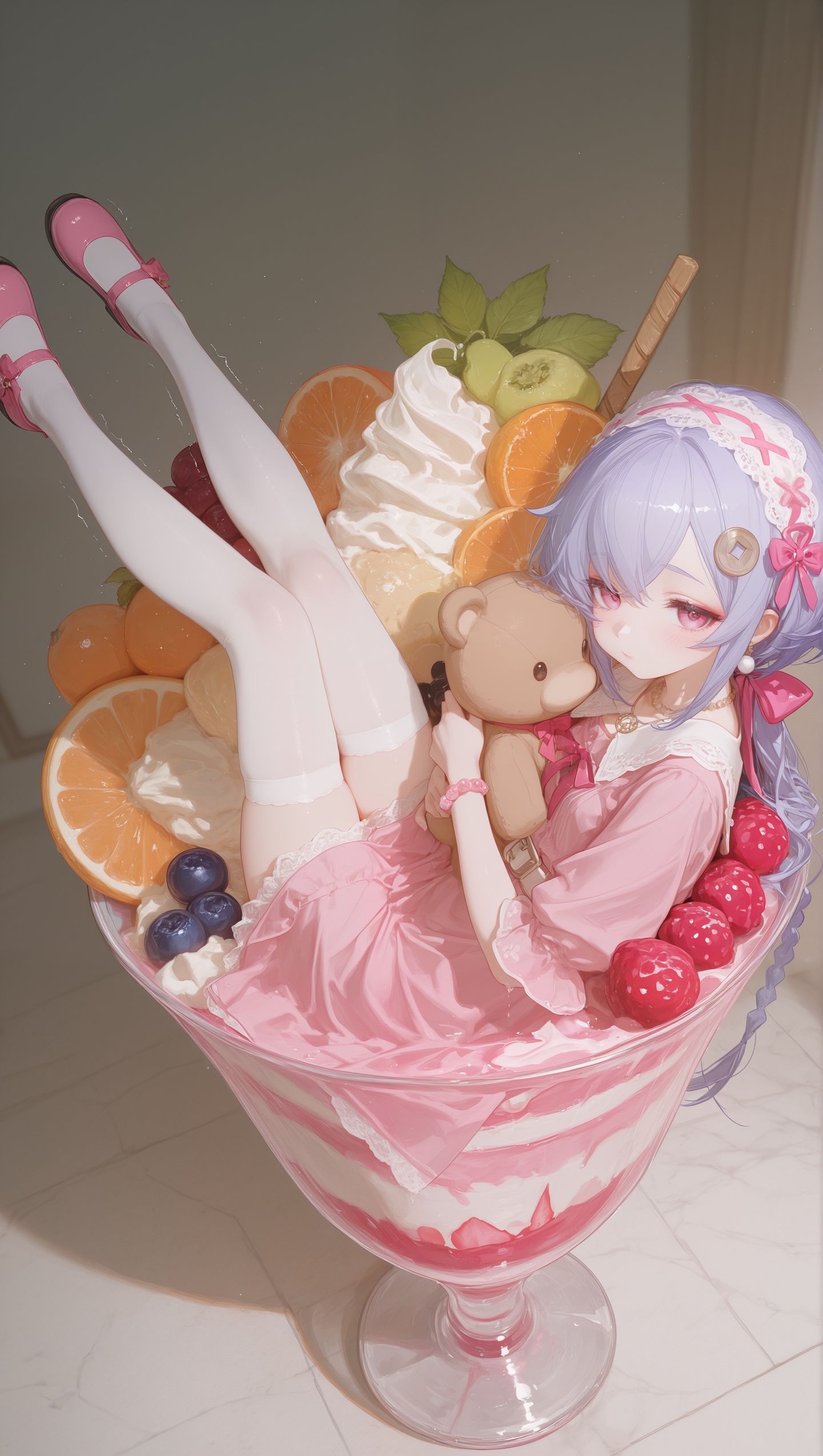 原神壁纸 七七 二次元少女,第2张