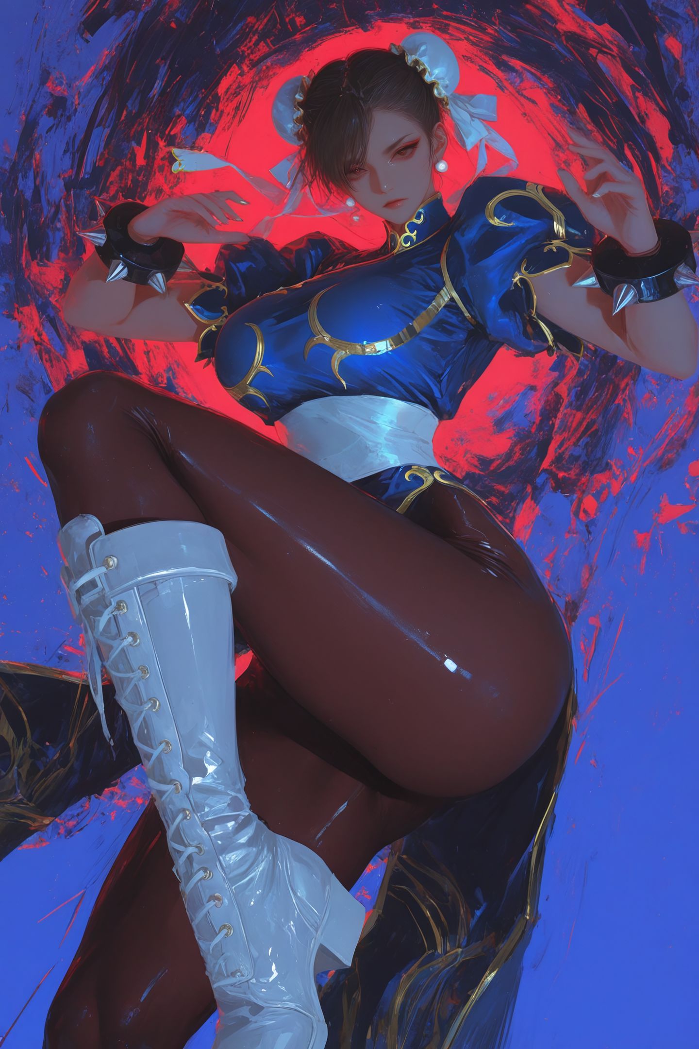 精彩美图 春丽 二次元 街霸 游戏人物,第7张