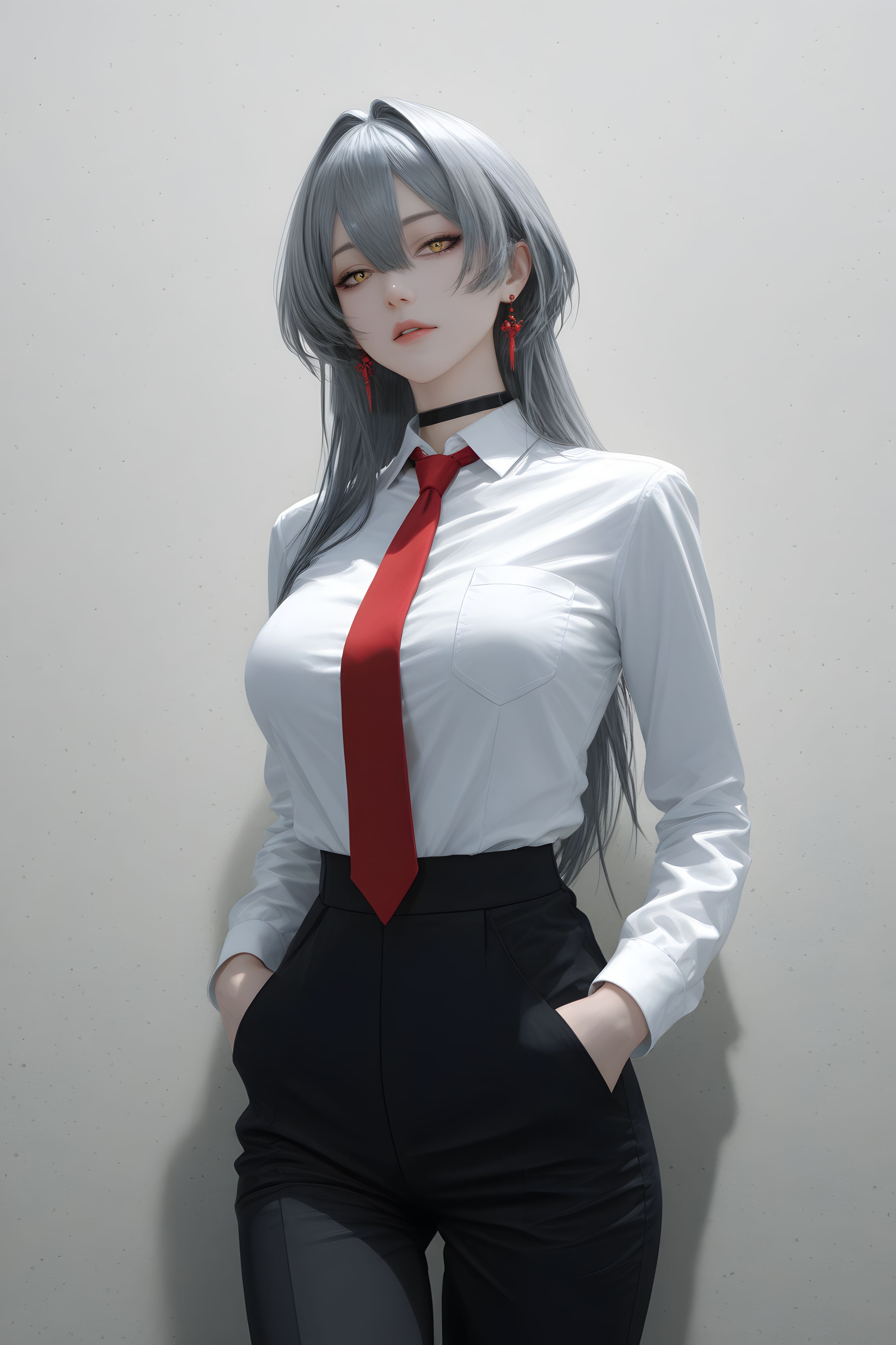 鸣潮手游 二创 二次元 游戏COS 大长腿美女,第3张