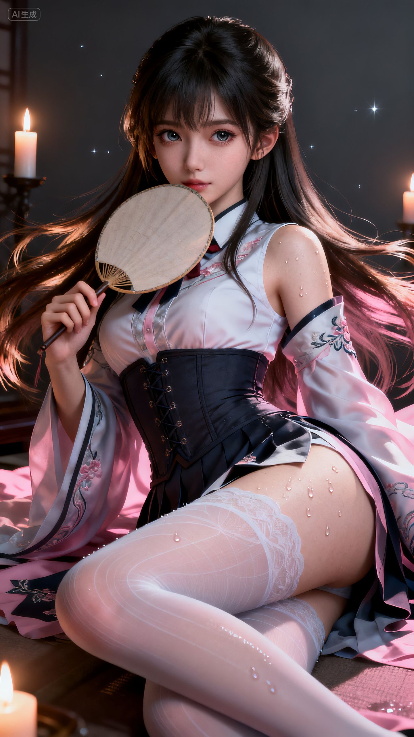 ai绘画 性感美女 大长腿 绝美镜头壁纸,第2张