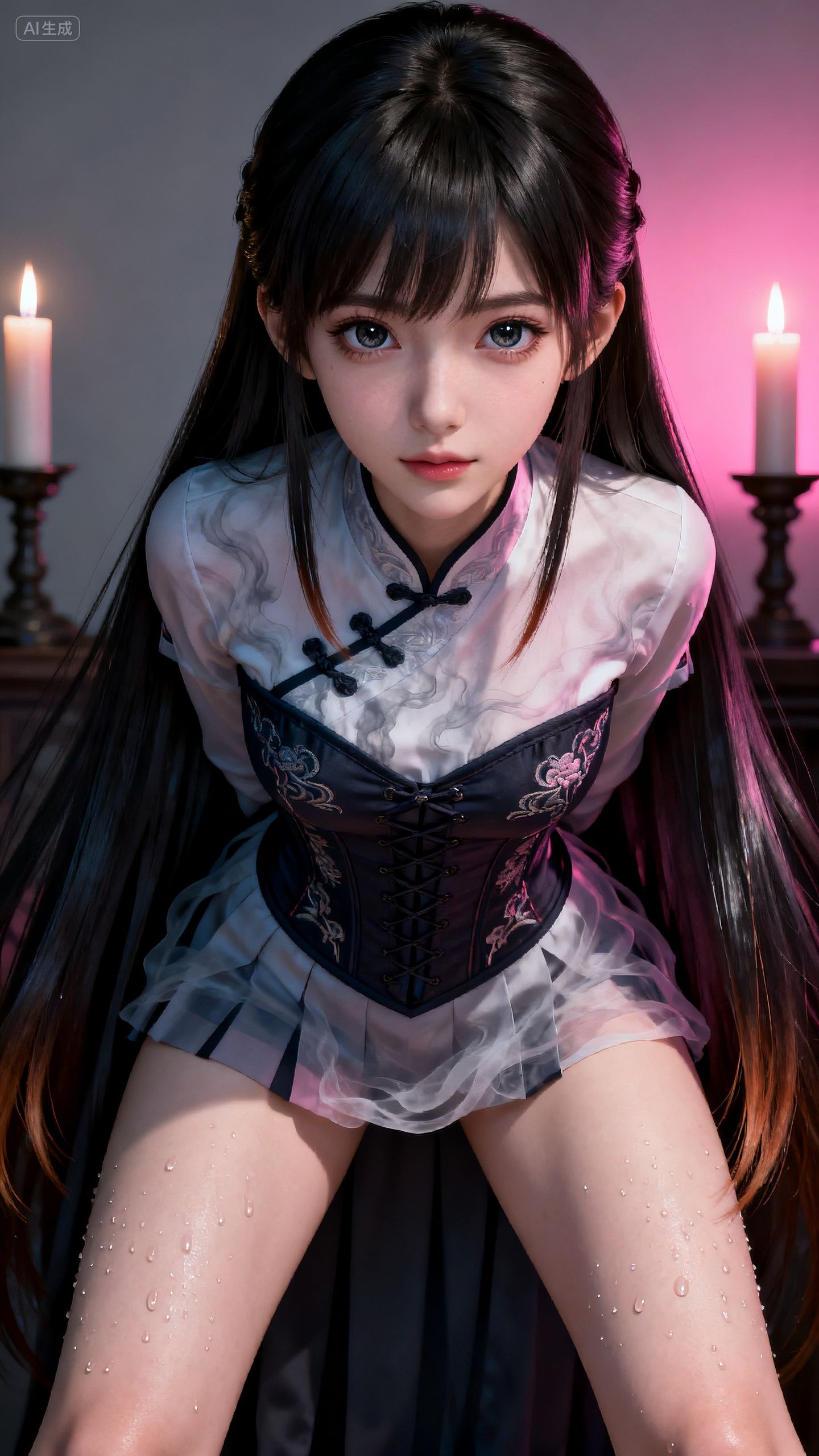 ai绘画 性感美女 大长腿 绝美镜头壁纸,第5张