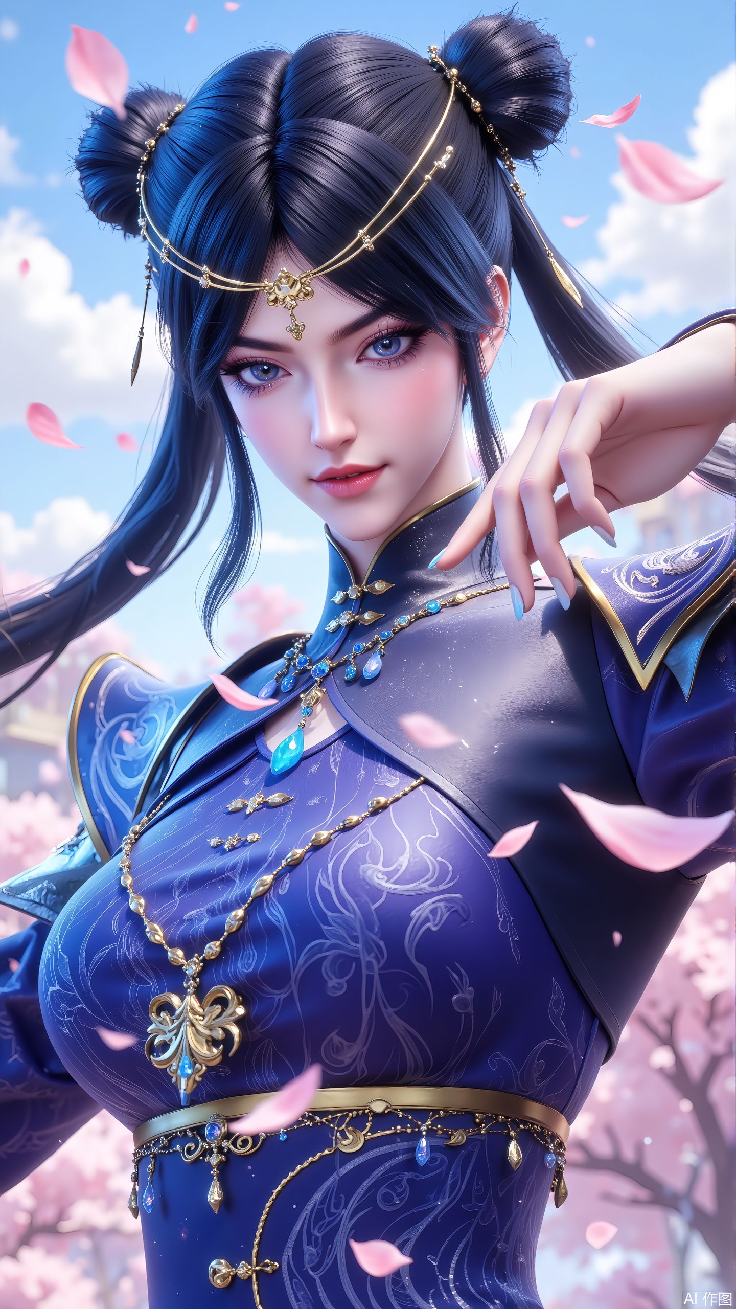 ai绘画 沧元图 国漫女神 李少英 热门壁纸分享,第3张