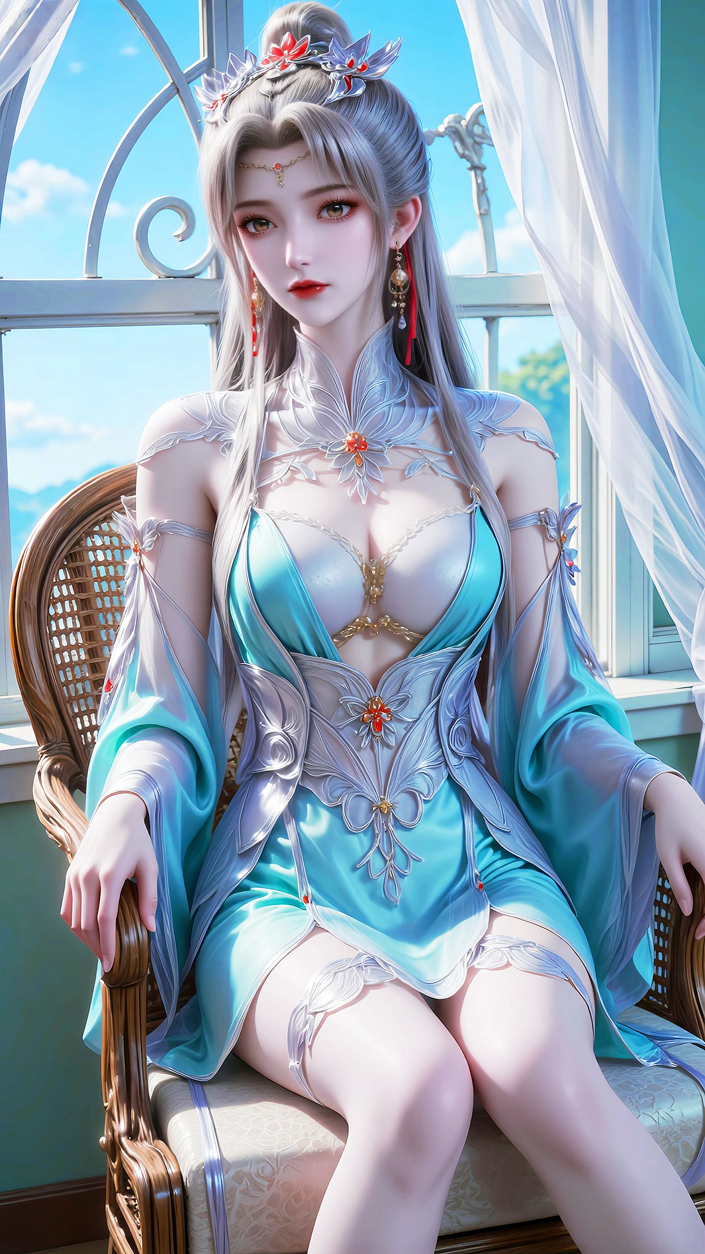 柳眉 国漫女神 高清壁纸 性感美女,第3张