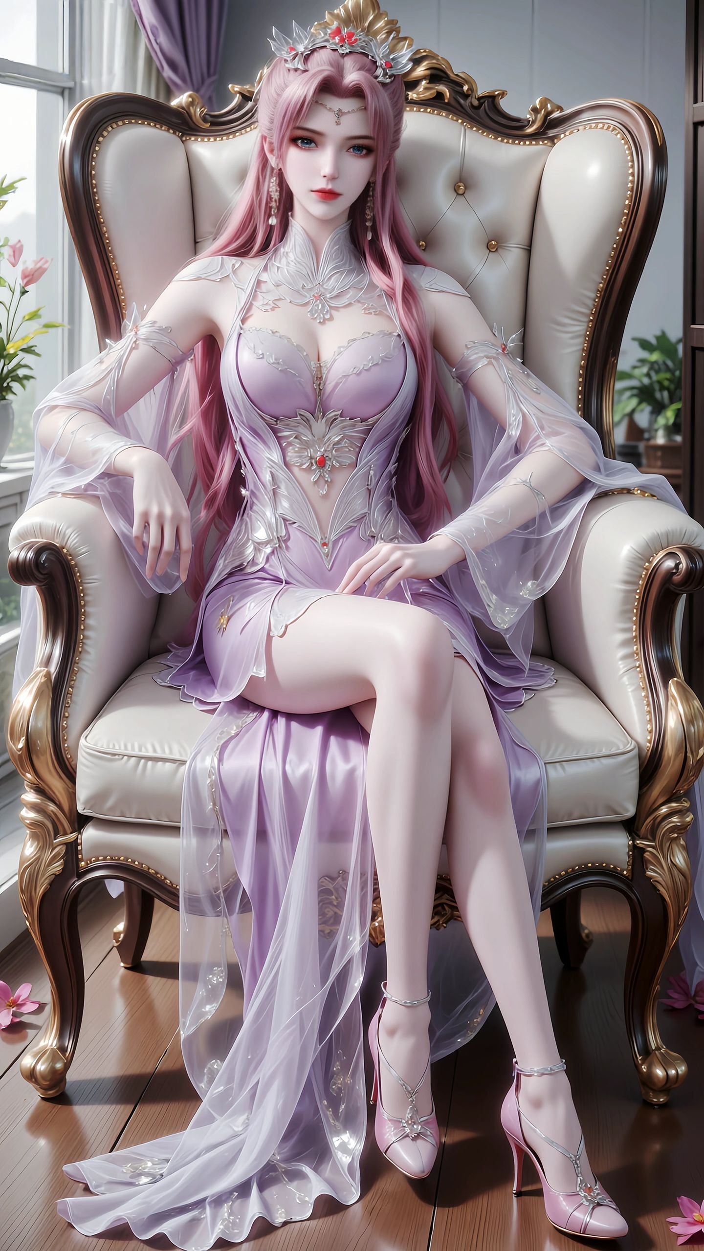柳眉 国漫女神 高清壁纸 性感美女,第4张