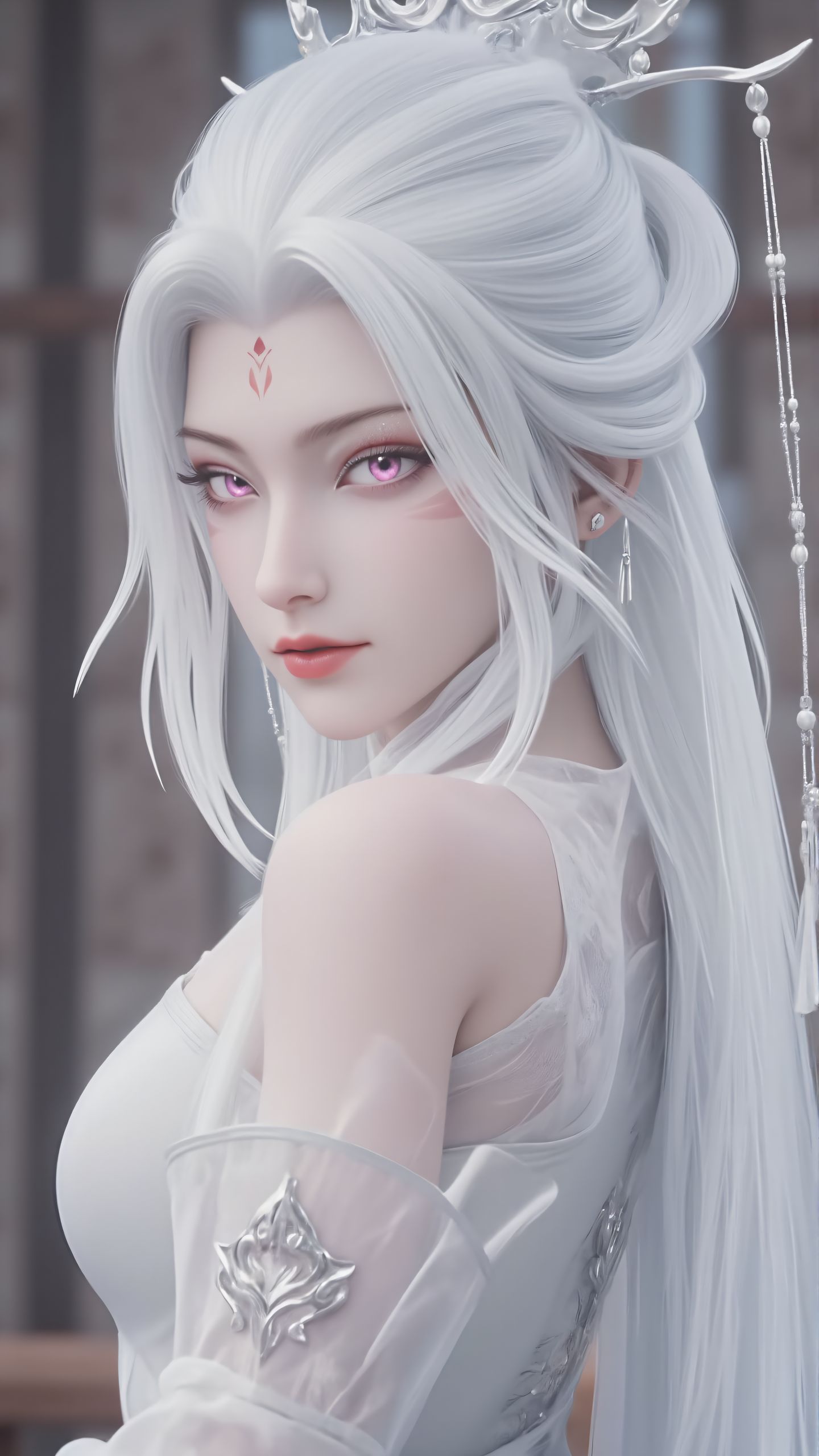 狐仙小白 诛仙第三季动画动漫壁纸,第2张