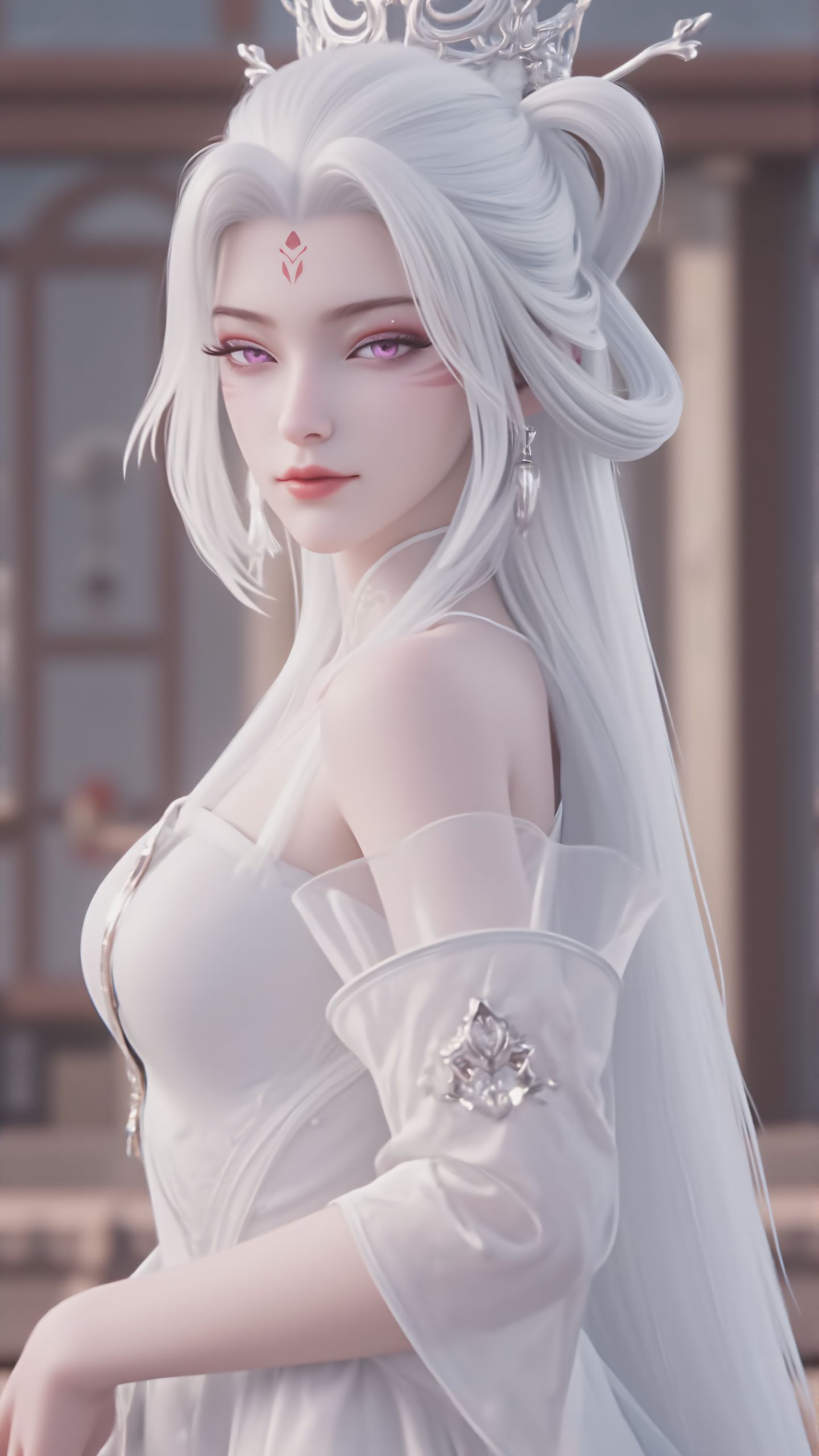 狐仙小白 诛仙第三季动画动漫壁纸,第3张