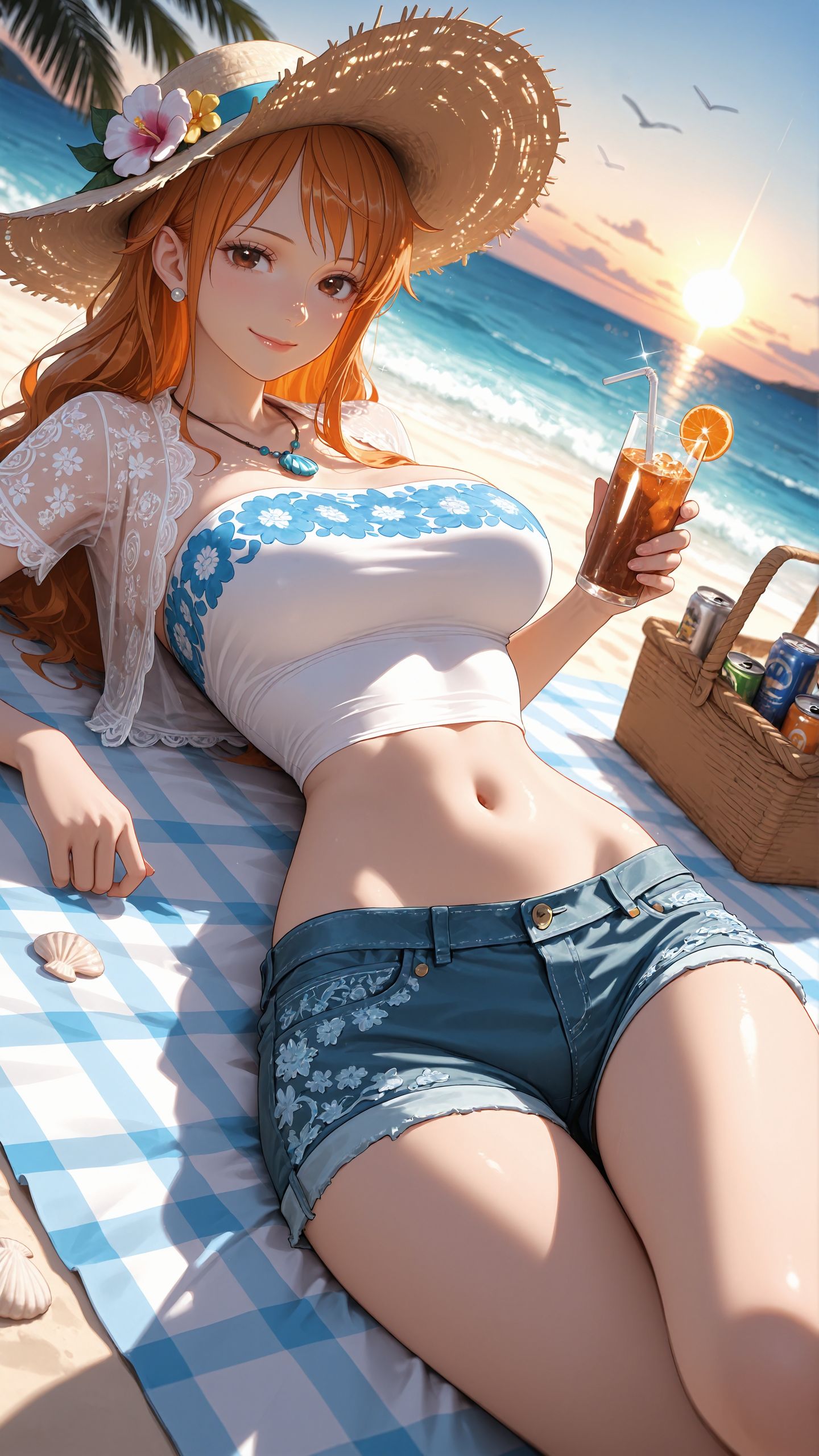 海贼王 女帝汉库克 同人 ai绘画壁纸,第6张