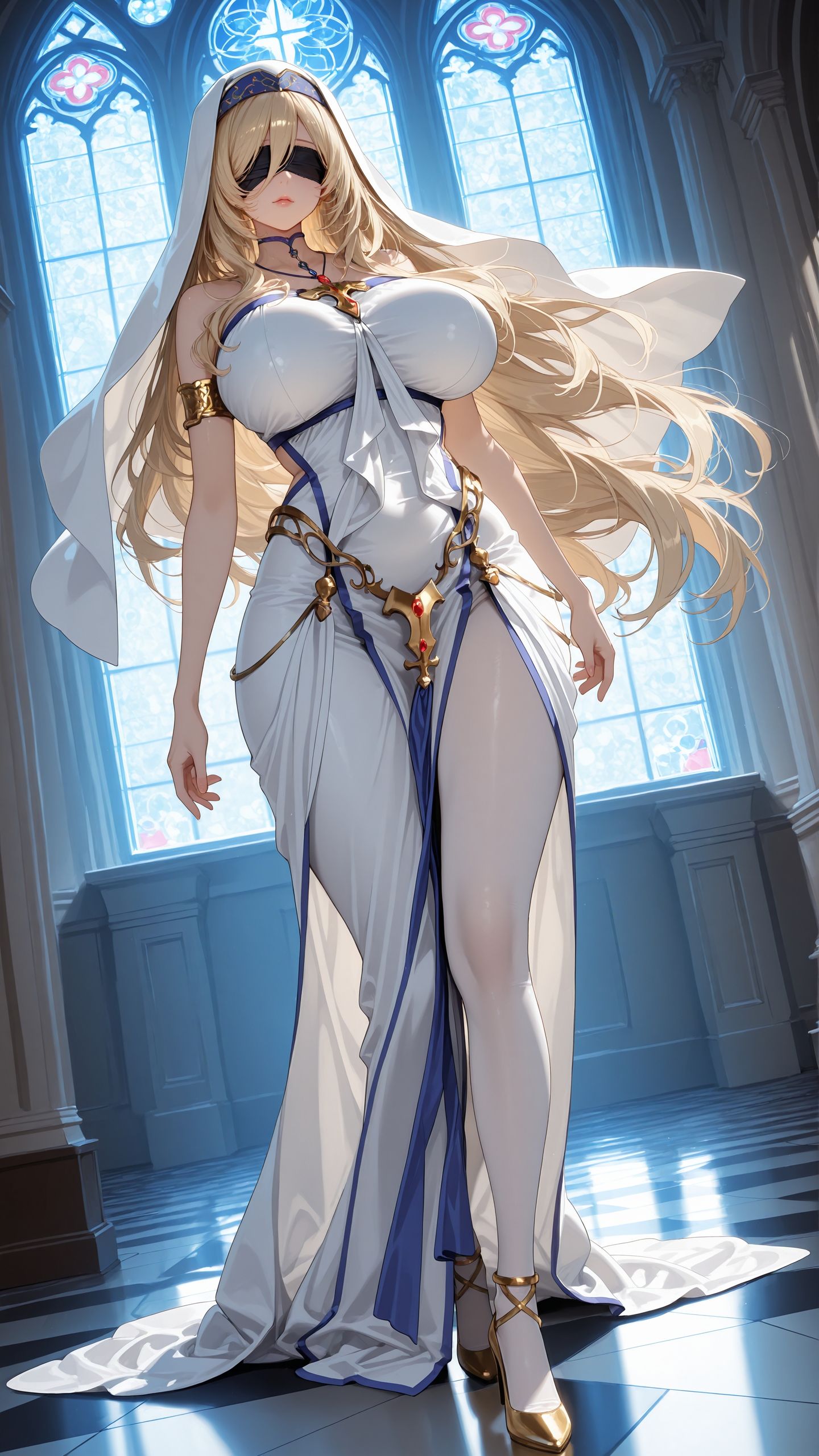 剑之圣女 极品身材 白丝 二次元 ai绘画壁纸,第2张