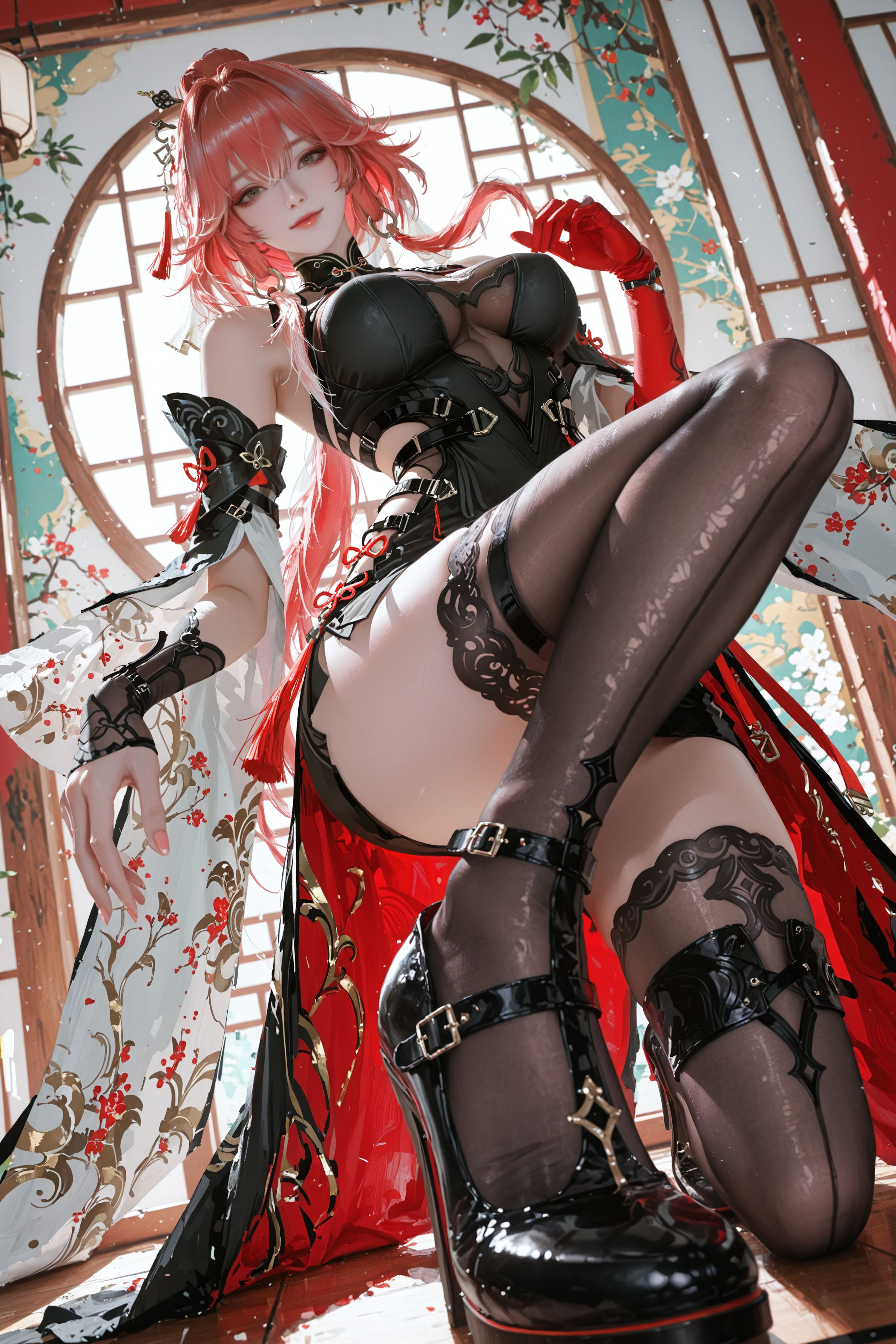 鸣潮 二次元 游戏 长离 国风 大长腿 黑丝,第8张