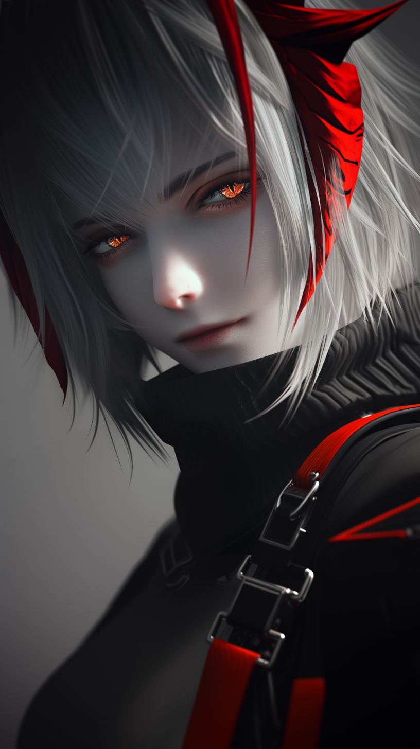 明日方舟 夕 年 斯卡蒂 锁屏壁纸,第1张