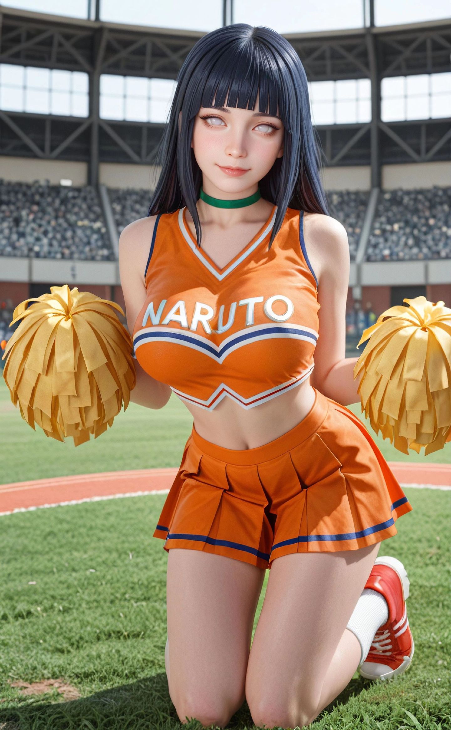 火影忍者 ai绘画 日向雏田 二次元 动漫壁纸,第3张