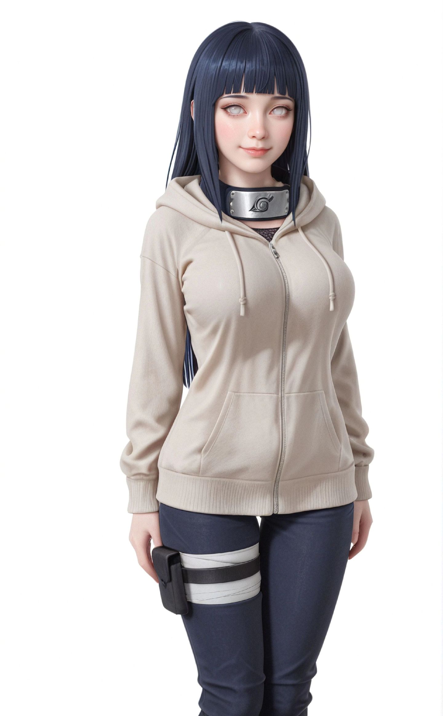 火影忍者 ai绘画 日向雏田 二次元 动漫壁纸,第6张