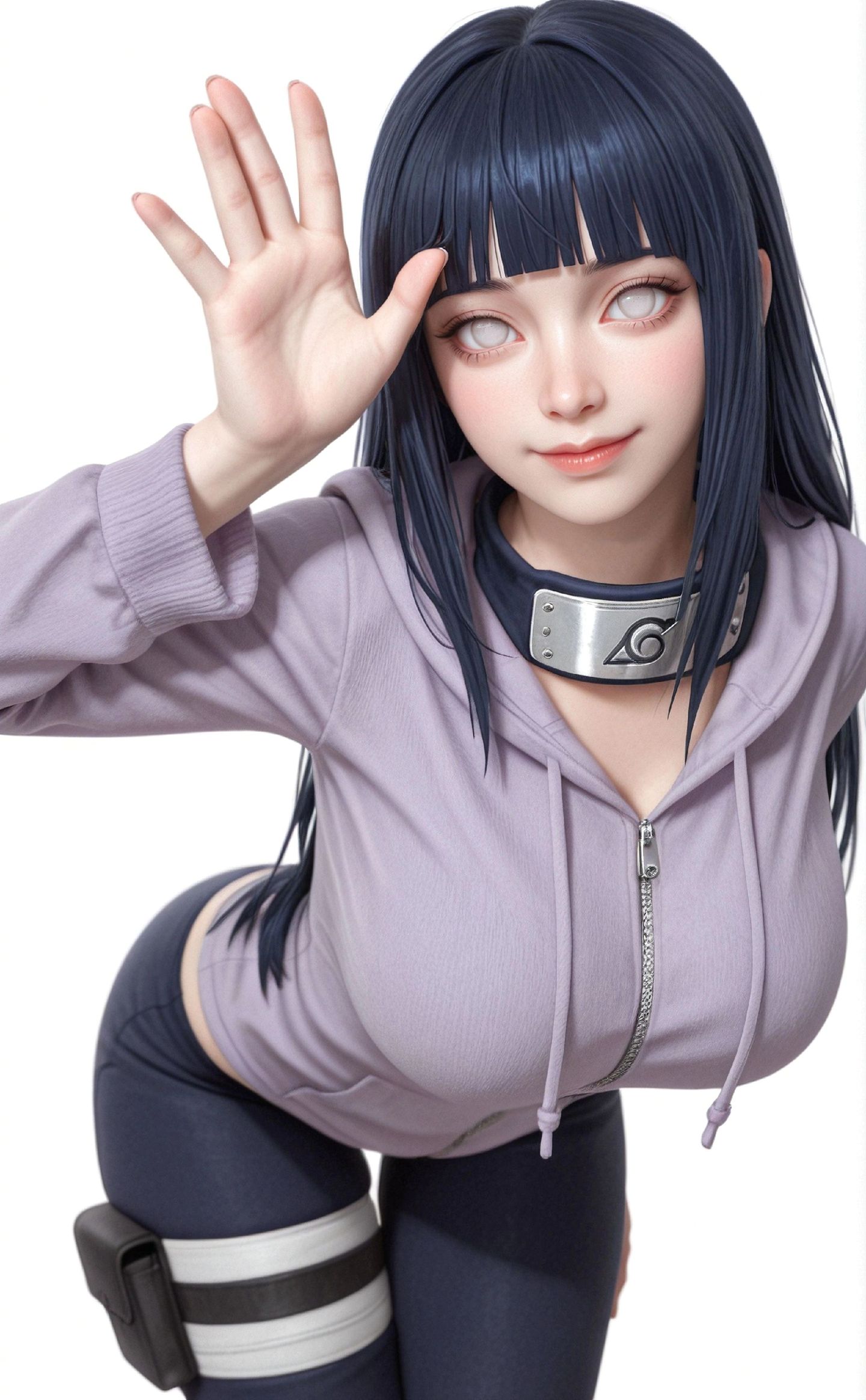 火影忍者 ai绘画 日向雏田 二次元 动漫壁纸,第7张