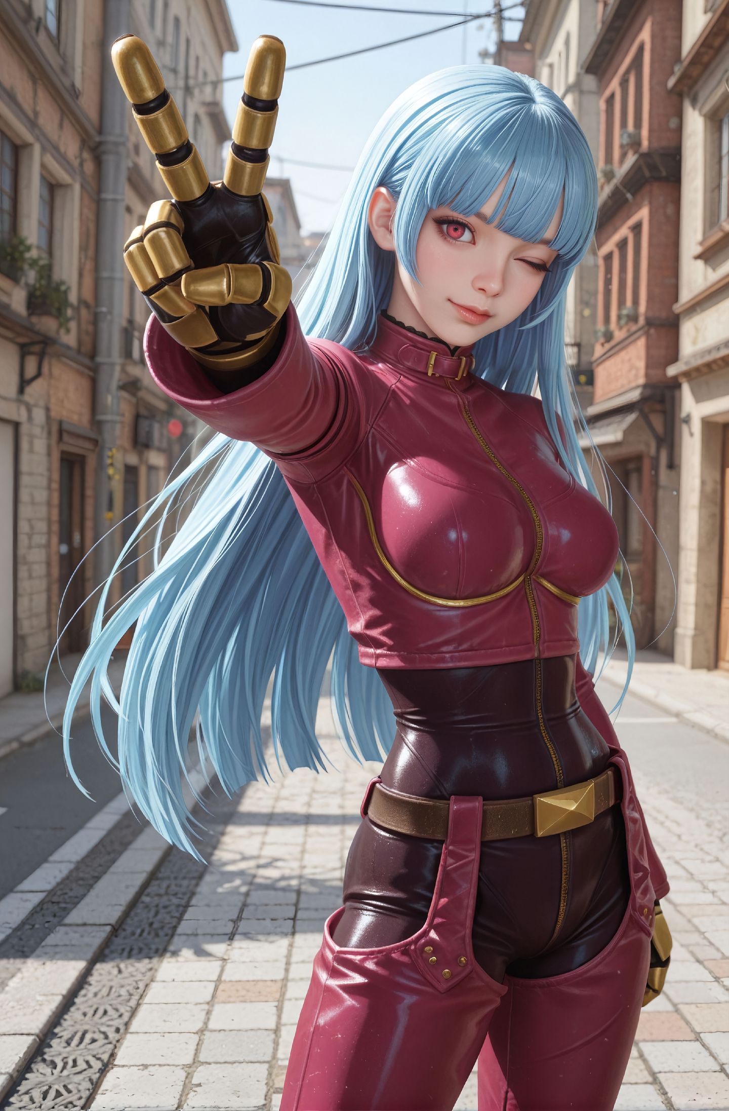 冰女库拉 拳皇2002 二次元少女壁纸 游戏,第1张