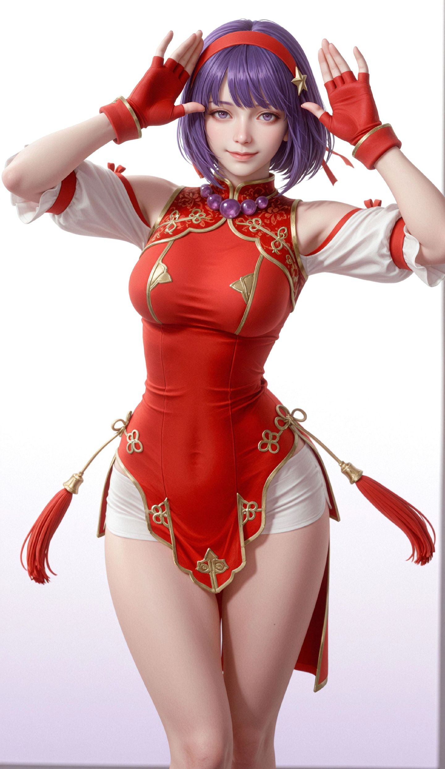 麻宫雅典娜 视觉冲击 性感女神 拳皇 手机壁纸,第2张