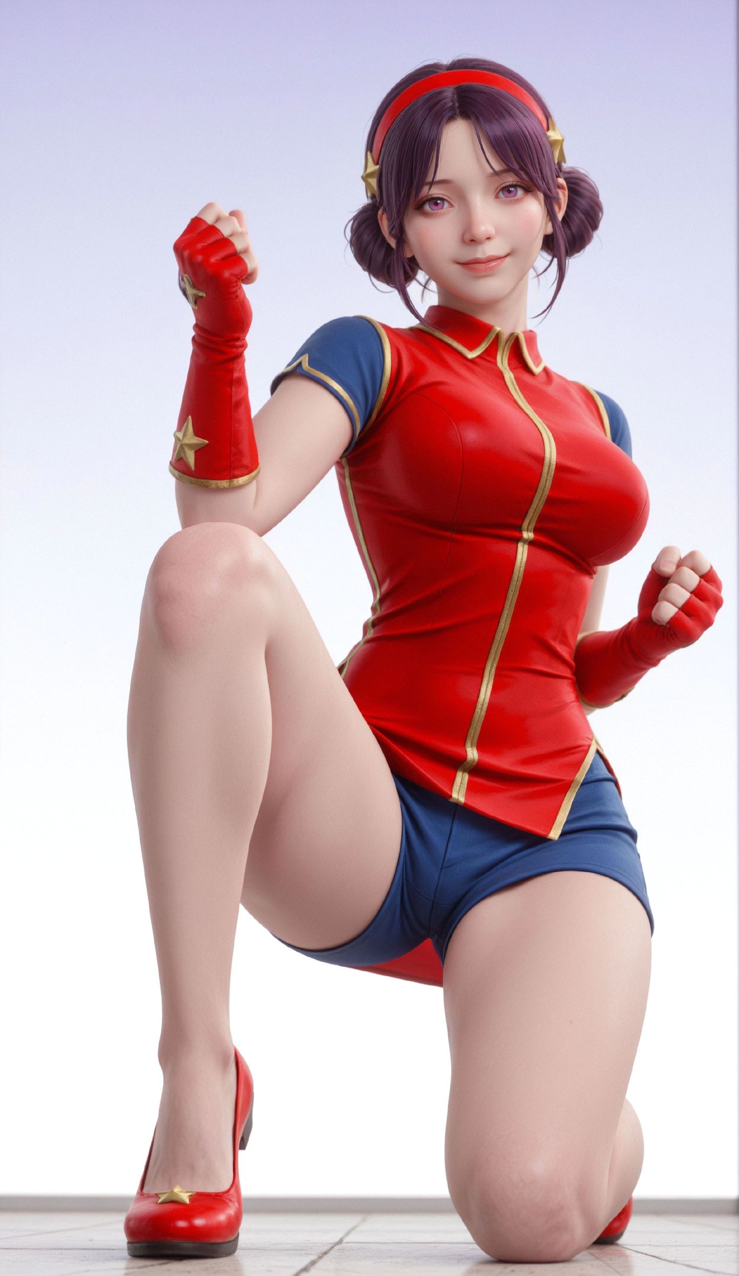 麻宫雅典娜 视觉冲击 性感女神 拳皇 手机壁纸,第6张